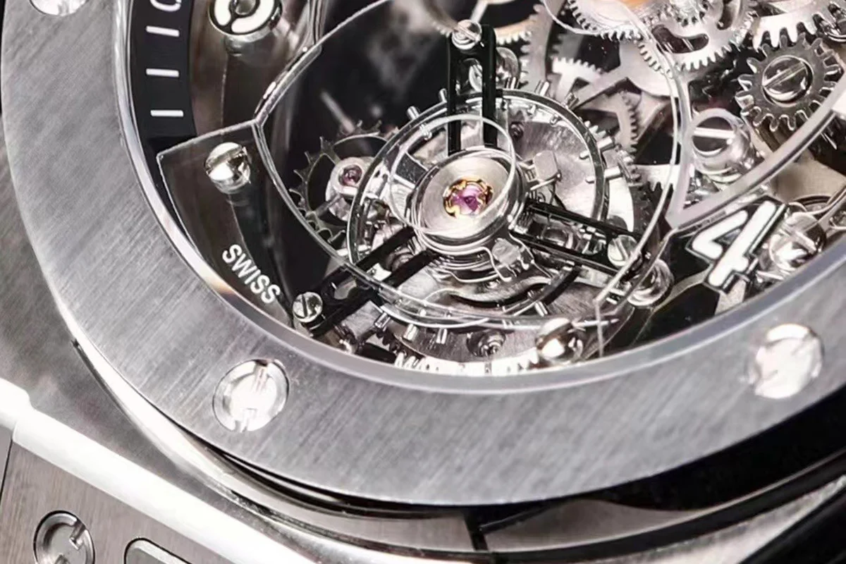 Classic Fusion Tourbillon 45mm Skeleton Dial in Steel