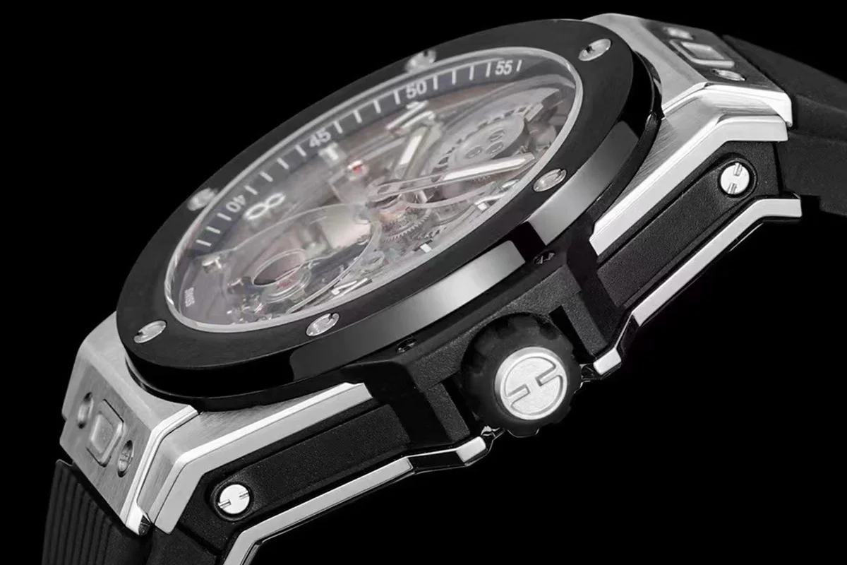 Classic Fusion Tourbillon 45mm Skeleton Dial in Steel