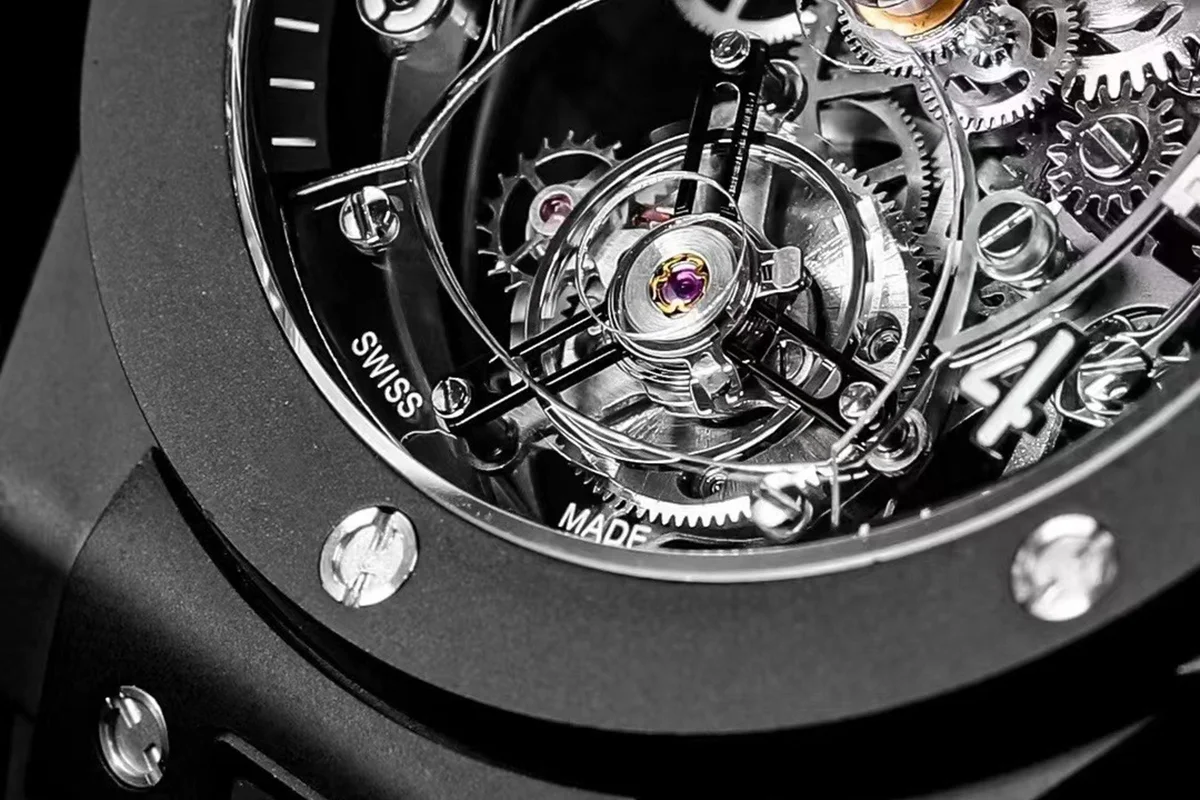 Classic Fusion Tourbillon 45mm with Ceramic Bezel Skeleton Dial in Ceramic