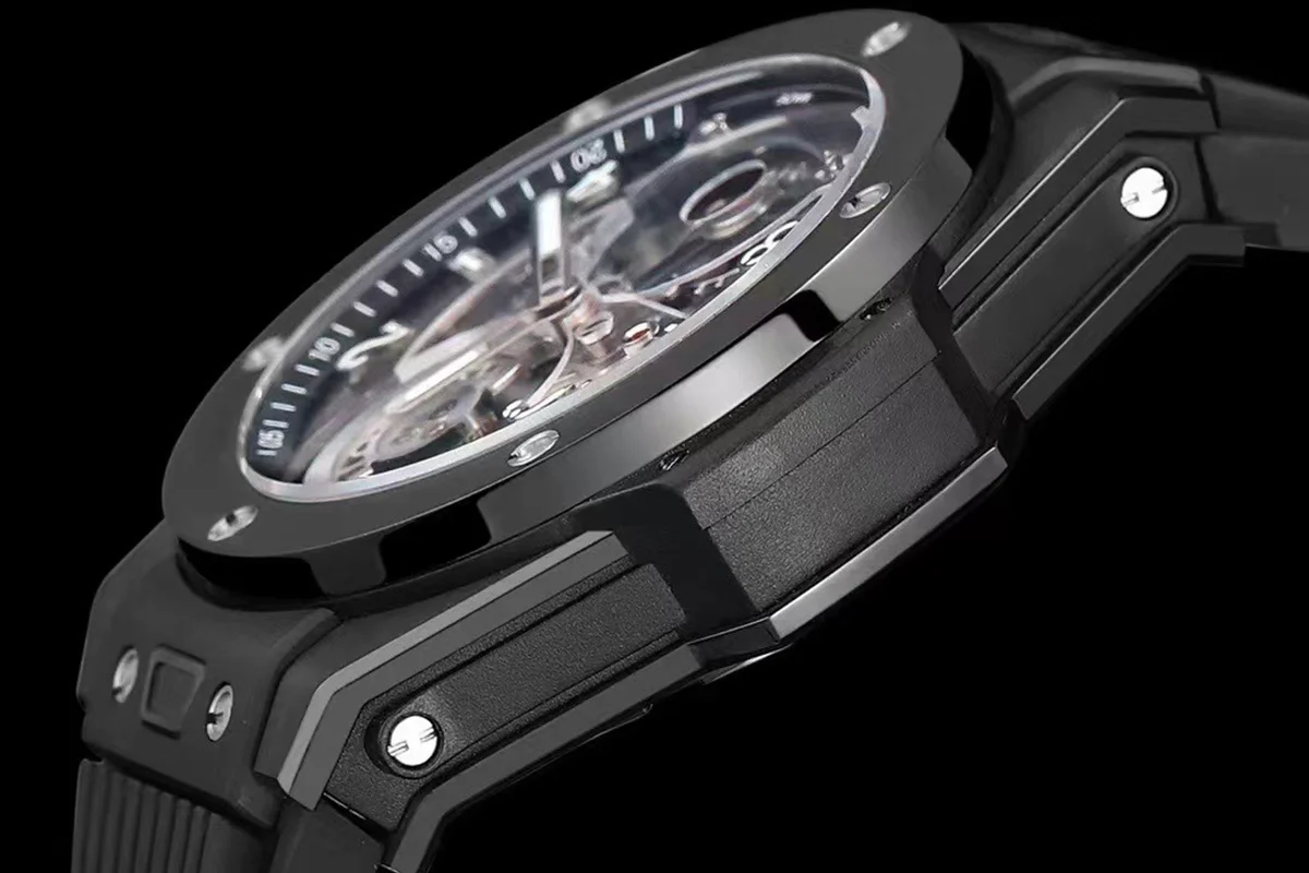 Classic Fusion Tourbillon 45mm with Ceramic Bezel Skeleton Dial in Ceramic