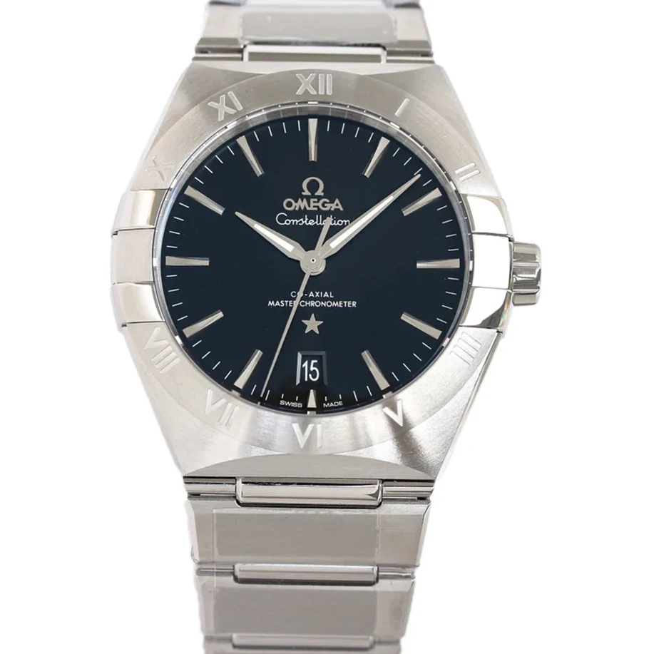 Constellation Co-Axial Chronometer 39mm Black Dial in Steel