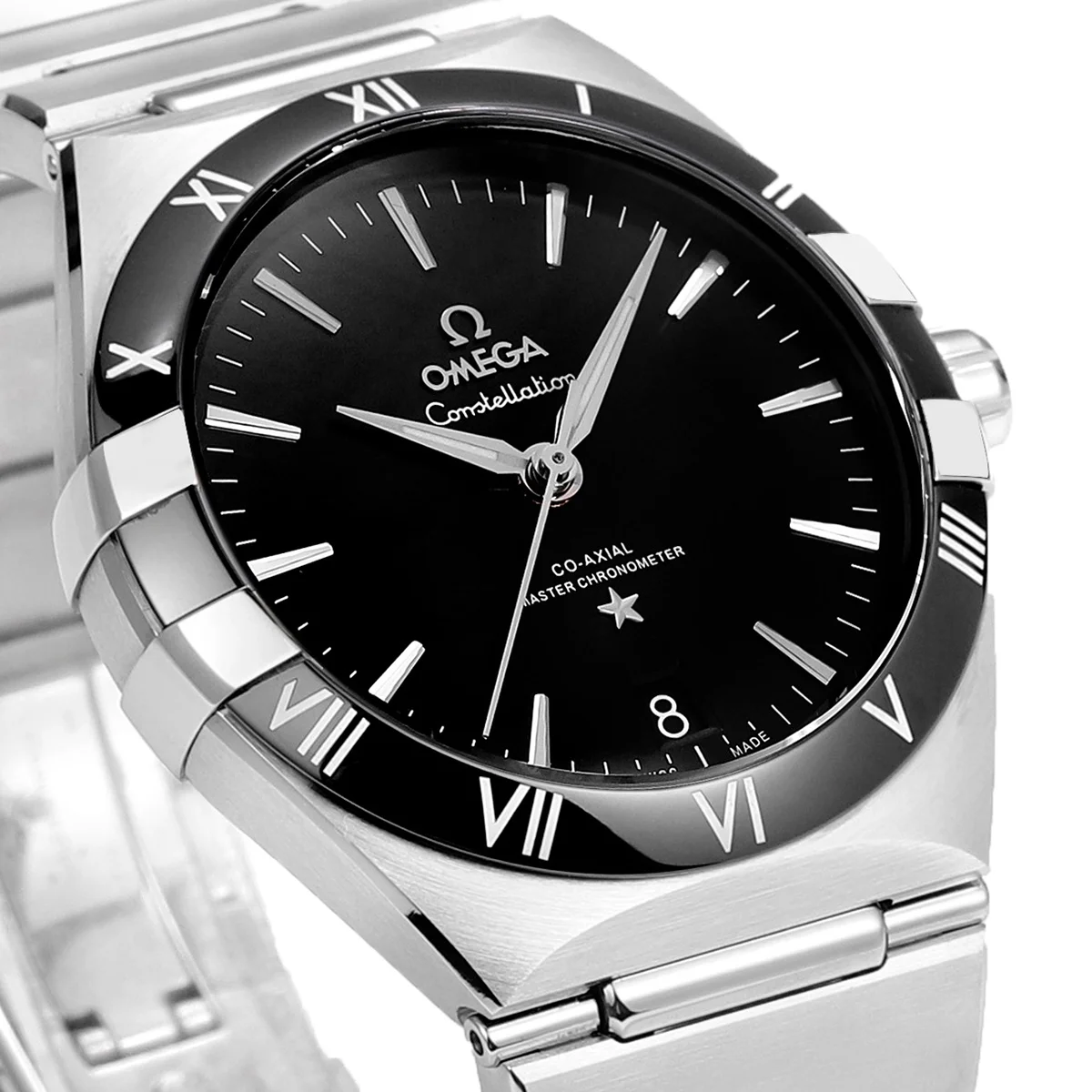 Constellation Co-Axial Master Chronometer 41mm Black Dial on Bracelet