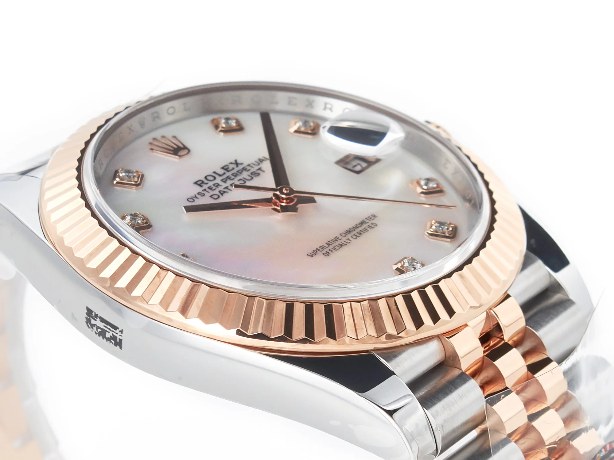Datejust 126331 41mm 904L SS/RG Clean 1:1 Best Edition MOP Diamond Dial on Jubilee Bracelet VR3235