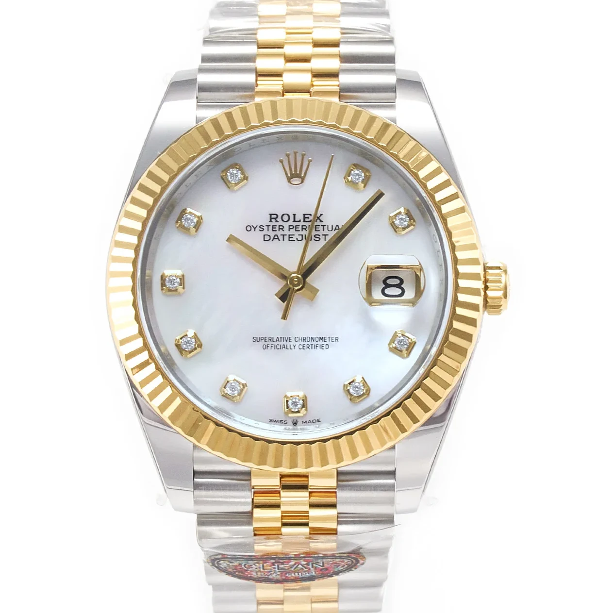 Datejust 126331 41mm 904L SS/YG Clean 1:1 Best Edition MOP Diamond Dial on Jubilee Bracelet VR3235