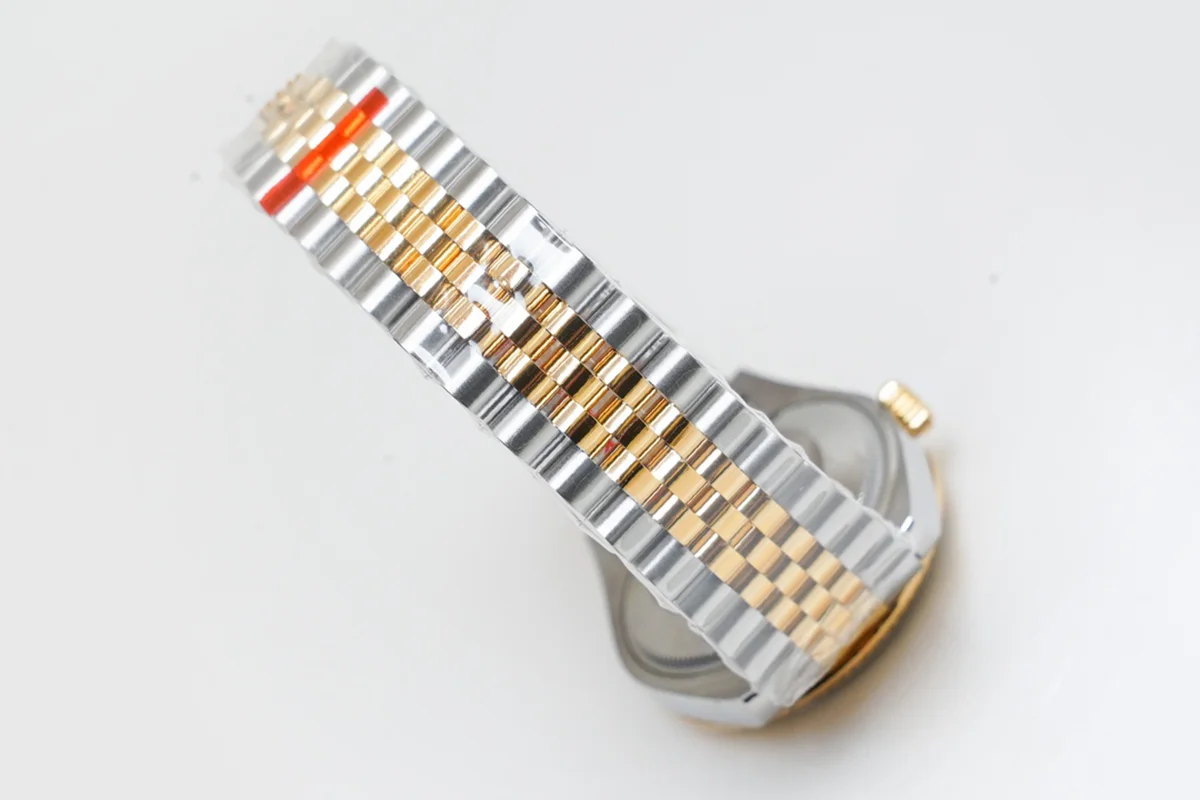 Datejust 31 278273 Olive Green Floral Motiff Dial in Yellow Gold/Steel