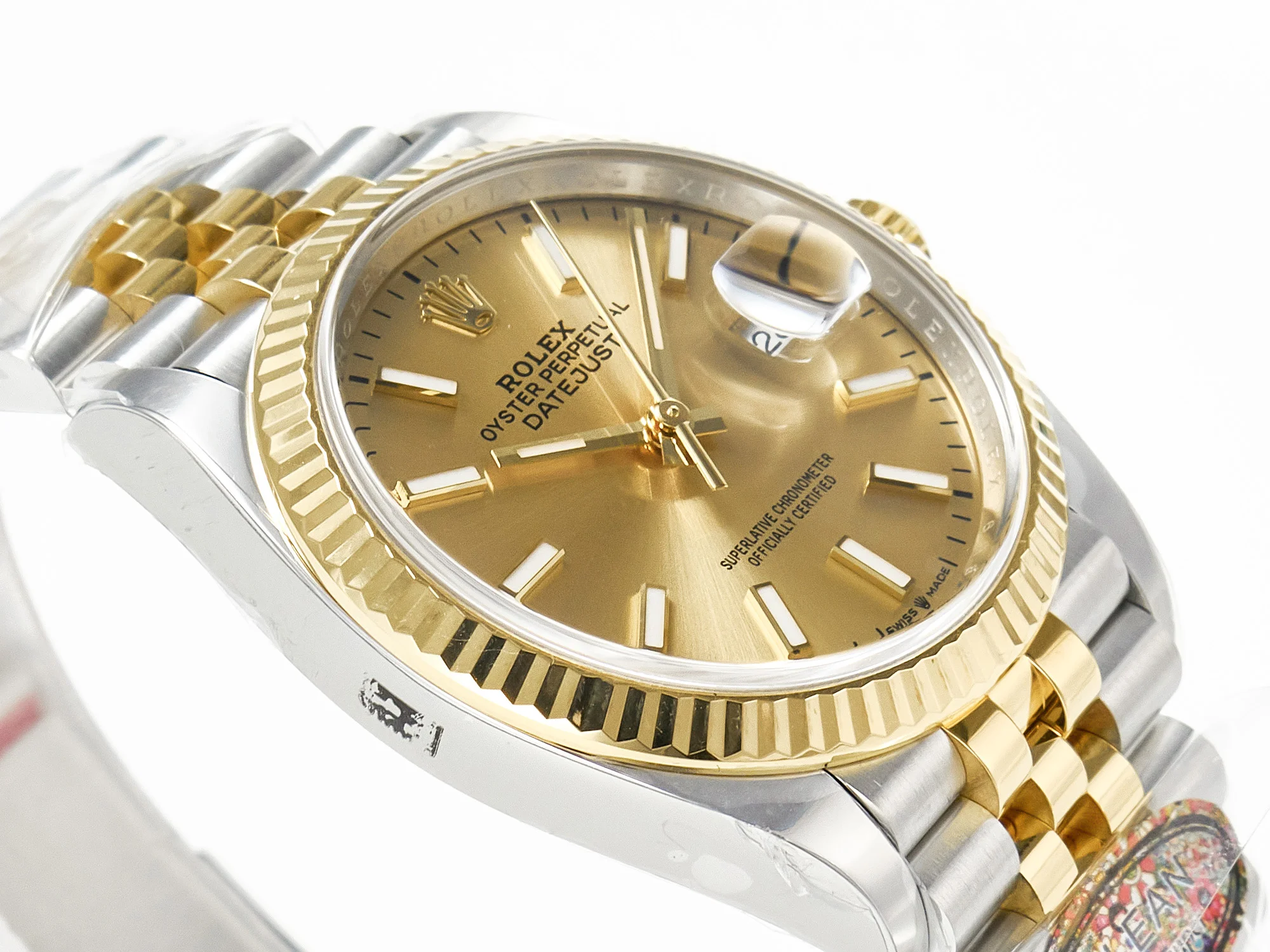 DateJust 36 126233 Clean 1:1 Best Edition 904L Steel YG Stick Dial on SS/YG Jubilee Bracelet VR3235