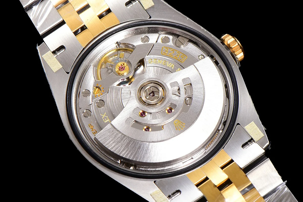 Datejust 36 126233 Golden Motif Dial with Diamond Marker in Steel/Yellow Gold in Jubilee