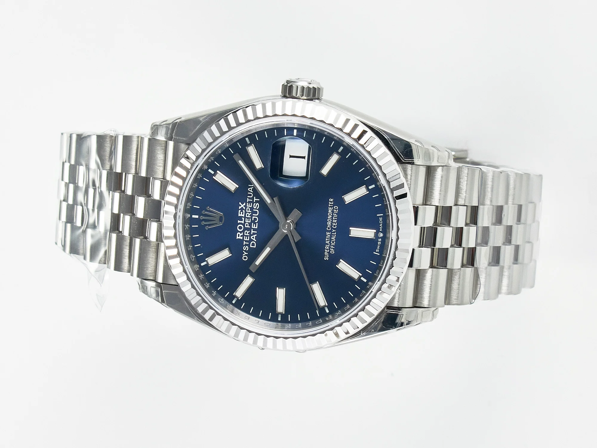 DateJust 36 126234 904L SS VSF 1:1 Best Edition Blue Dial on Jubilee Bracelet VS3235
