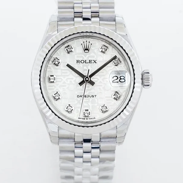 Datejust 36 126234 White Dial with Diamond Markers in Steel on Jubilee Bracelet