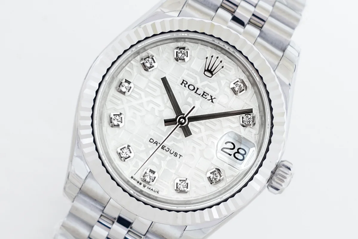 Datejust 36 126234 White Dial with Diamond Markers in Steel on Jubilee Bracelet