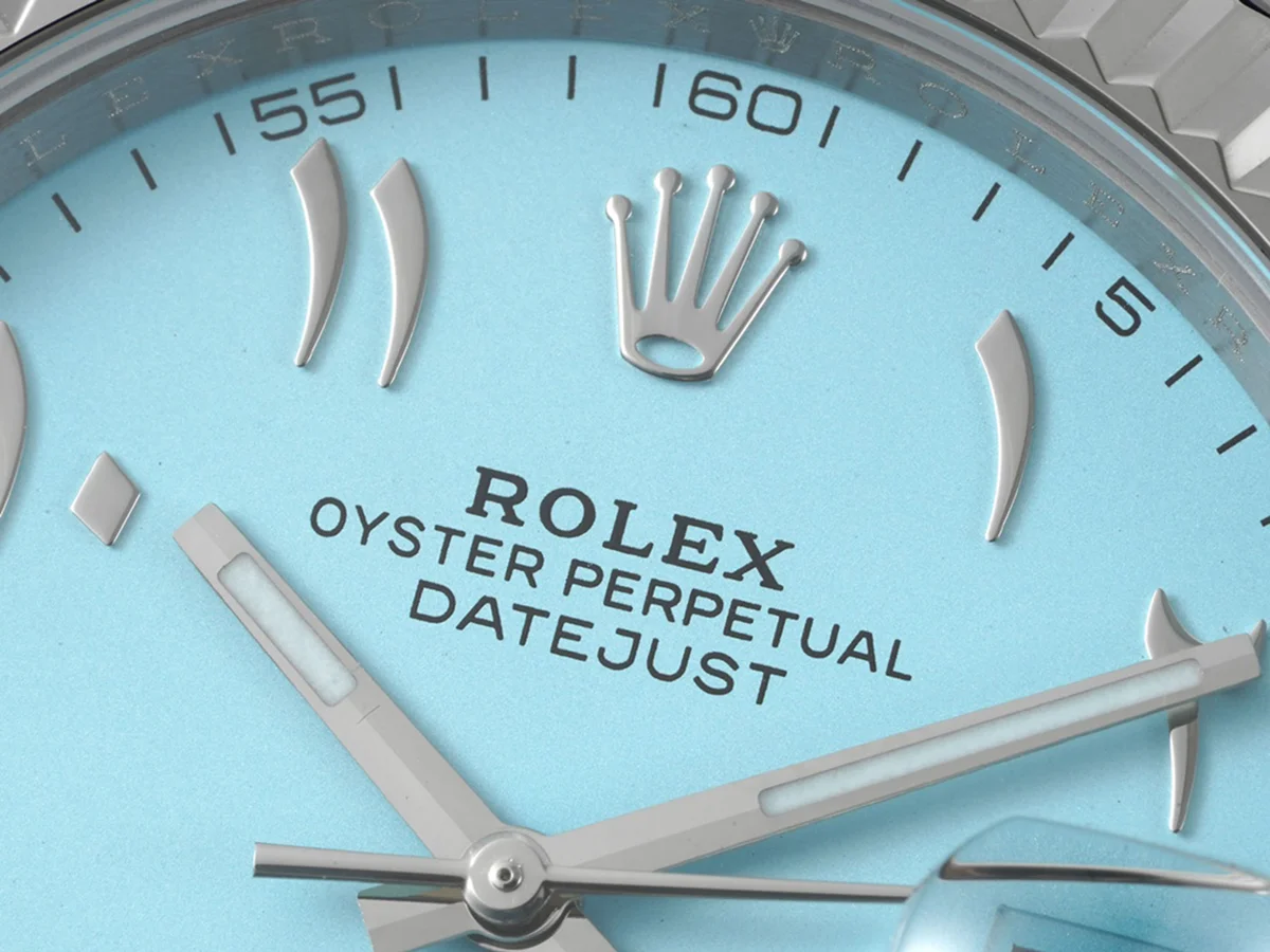 Datejust 41 126300 Blue Tiffany Dial with Arabic Numerals in Steel