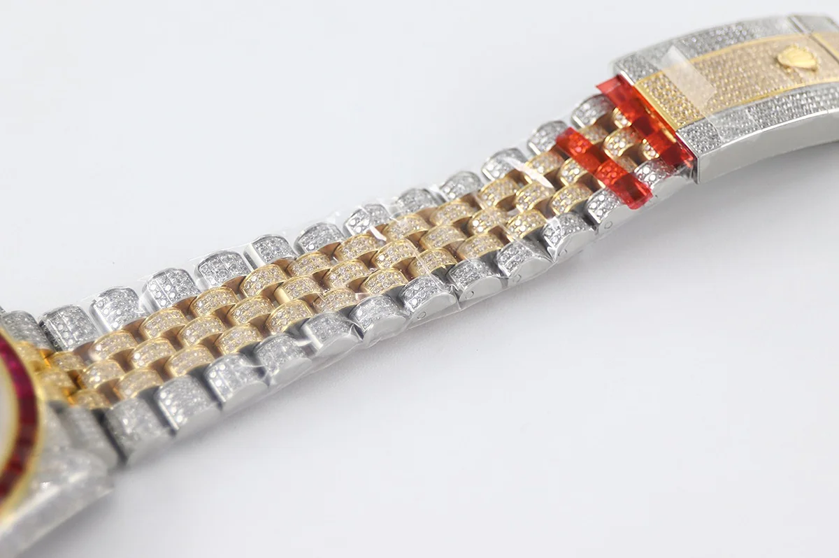 Datejust 41 126300 Diamond Dial Arabic Markers in Yellow Gold on Jubilee Bracelet