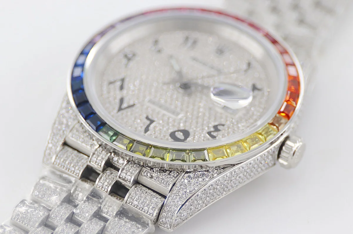 Datejust 41 126300 Diamond Dial Arabic Markers on Jubilee Bracelet