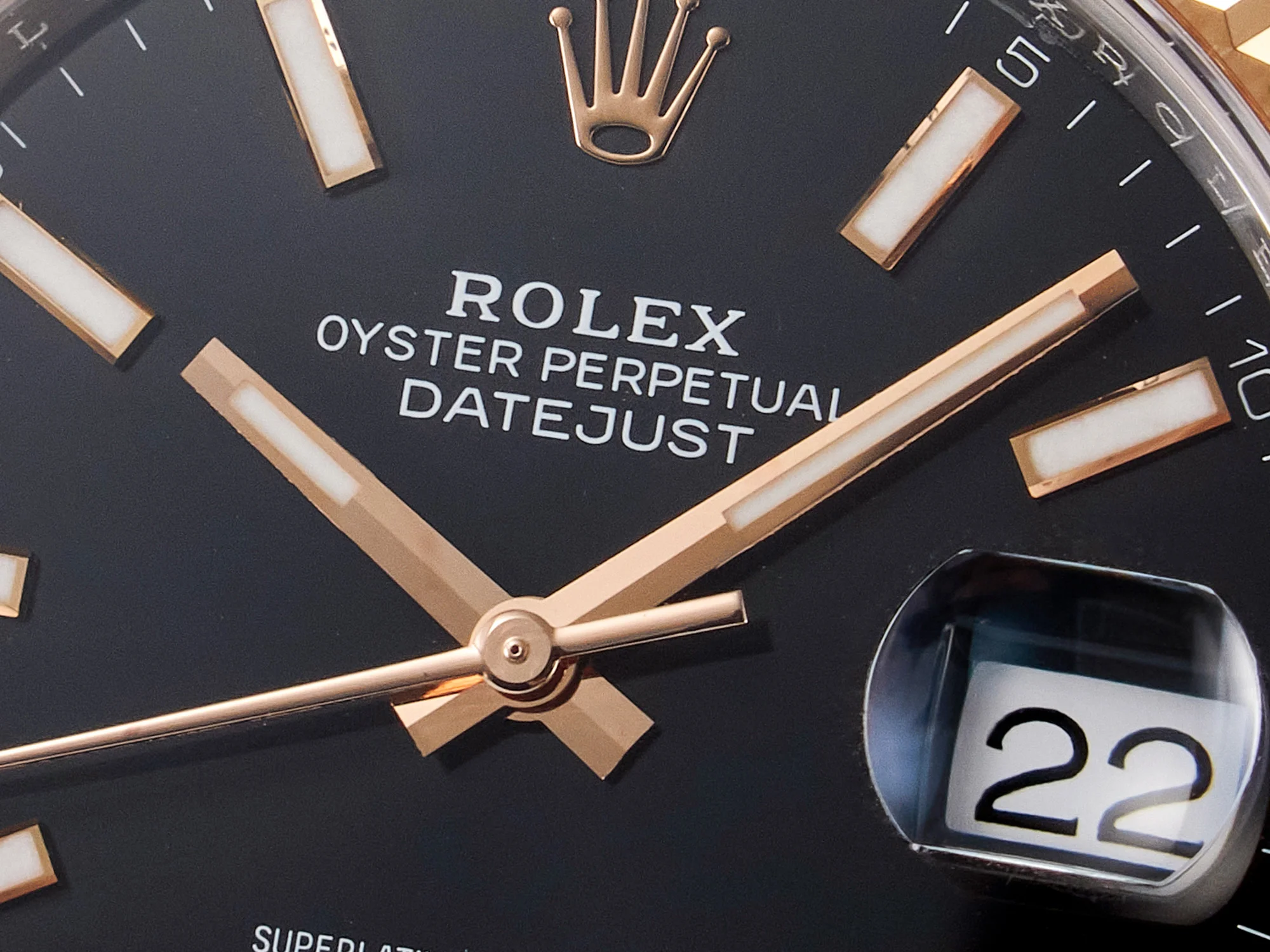 DateJust 41 126331 ARF 1:1 Best Edition 904L Steel Black Dial on SS/RG Oyster Bracelet SH3235(Gain Weight)