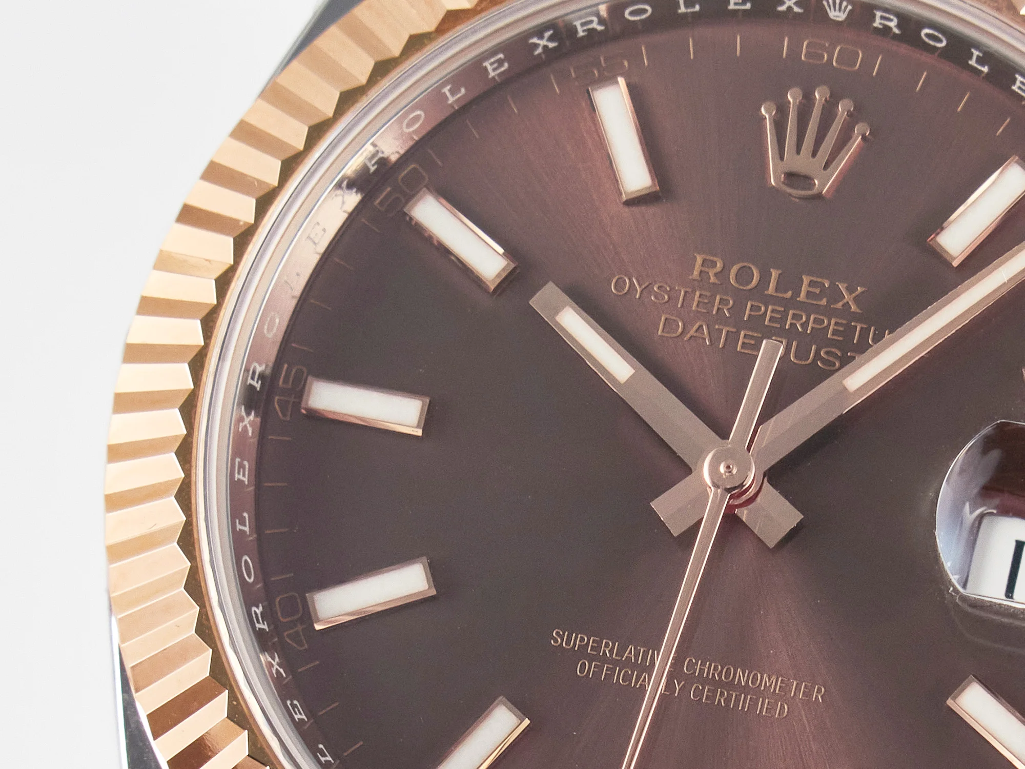DateJust 41 126331 ARF 1:1 Best Edition 904L Steel Brown Dial on SS/RG Jubilee Bracelet SH3235(Gain Weight)