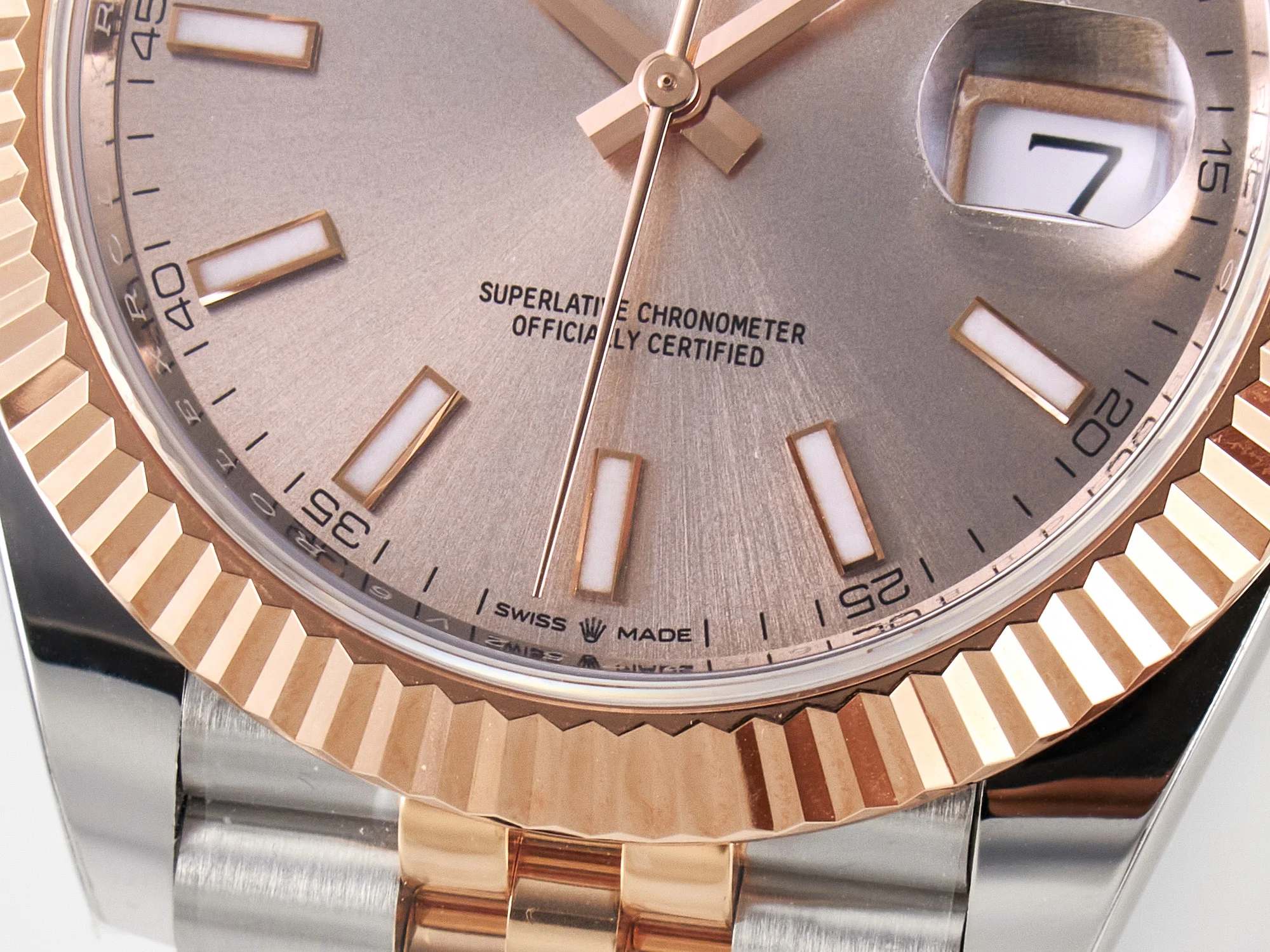 DateJust 41 126331 ARF 1:1 Best Edition 904L Steel RG Dial on SS/RG Jubilee Bracelet SH3235(Gain Weight)