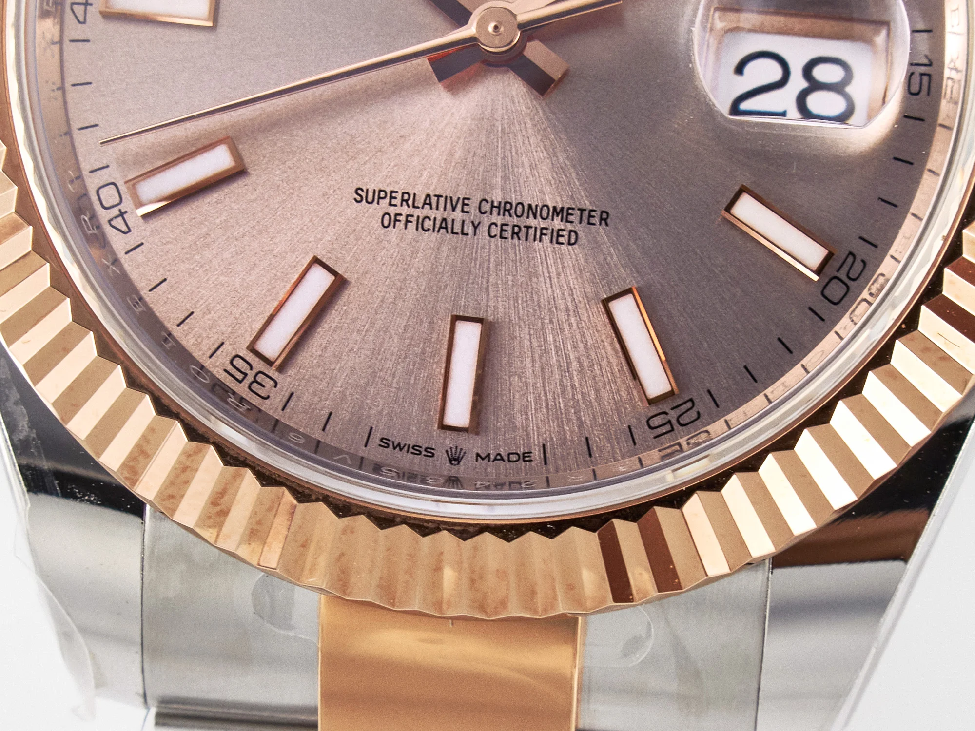DateJust 41 126331 ARF 1:1 Best Edition 904L Steel RG Dial on SS/RG Oyster Bracelet SH3235(Gain Weight)