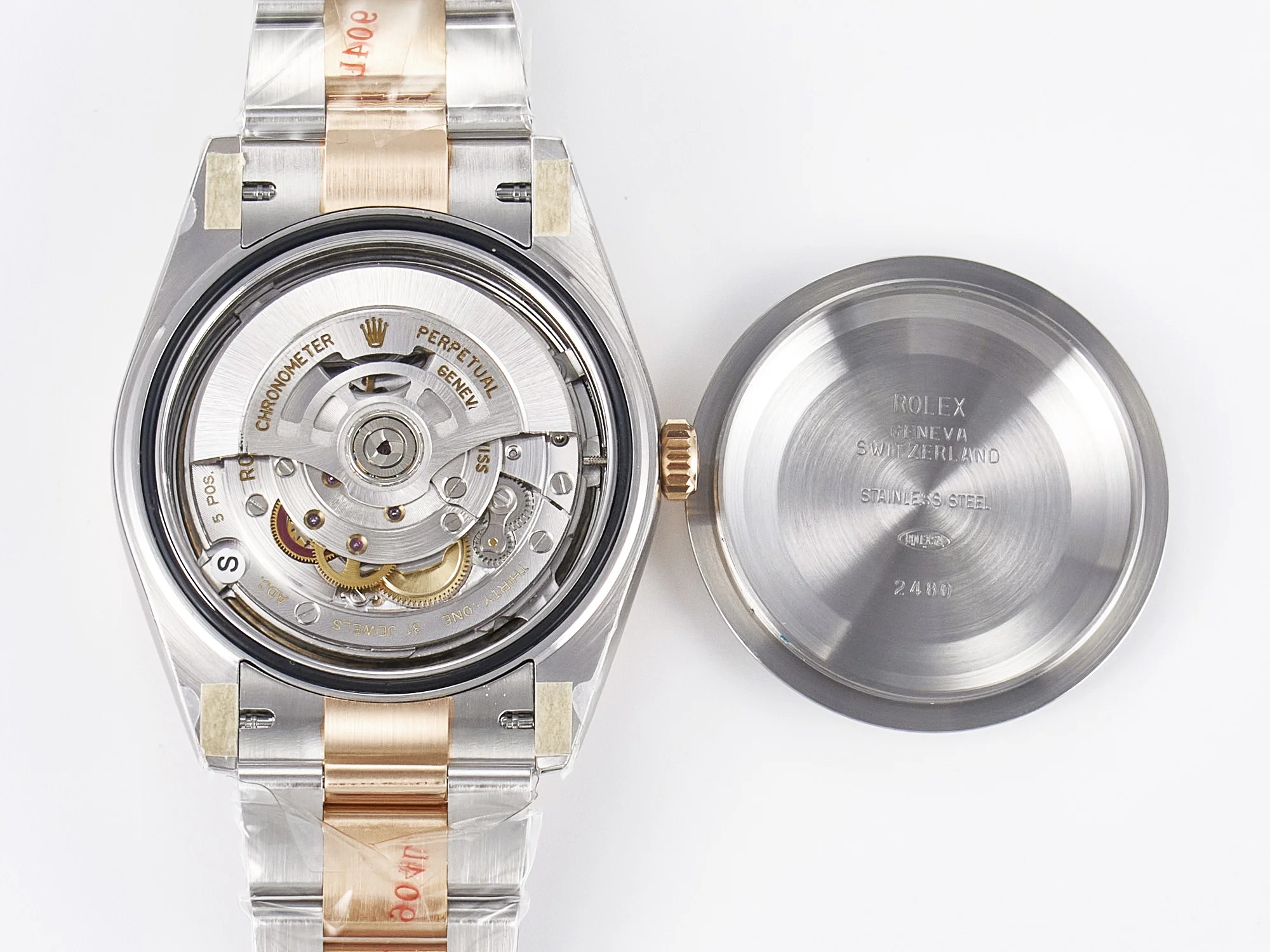 DateJust 41 126331 ARF 1:1 Best Edition 904L Steel RG Diamonds Dial on SS/RG Oyster Bracelet SH3235(Gain Weight)