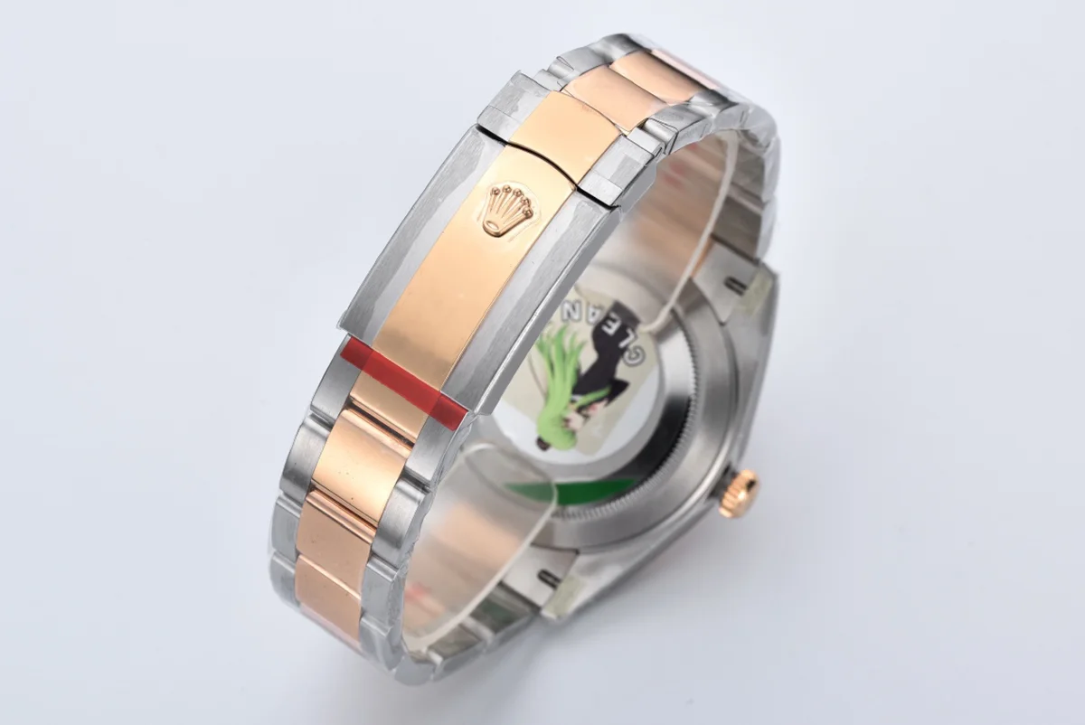 Datejust 41 126331 Chocolate Dial Stick Markers in Everose/Steel on Oyster Bracelet