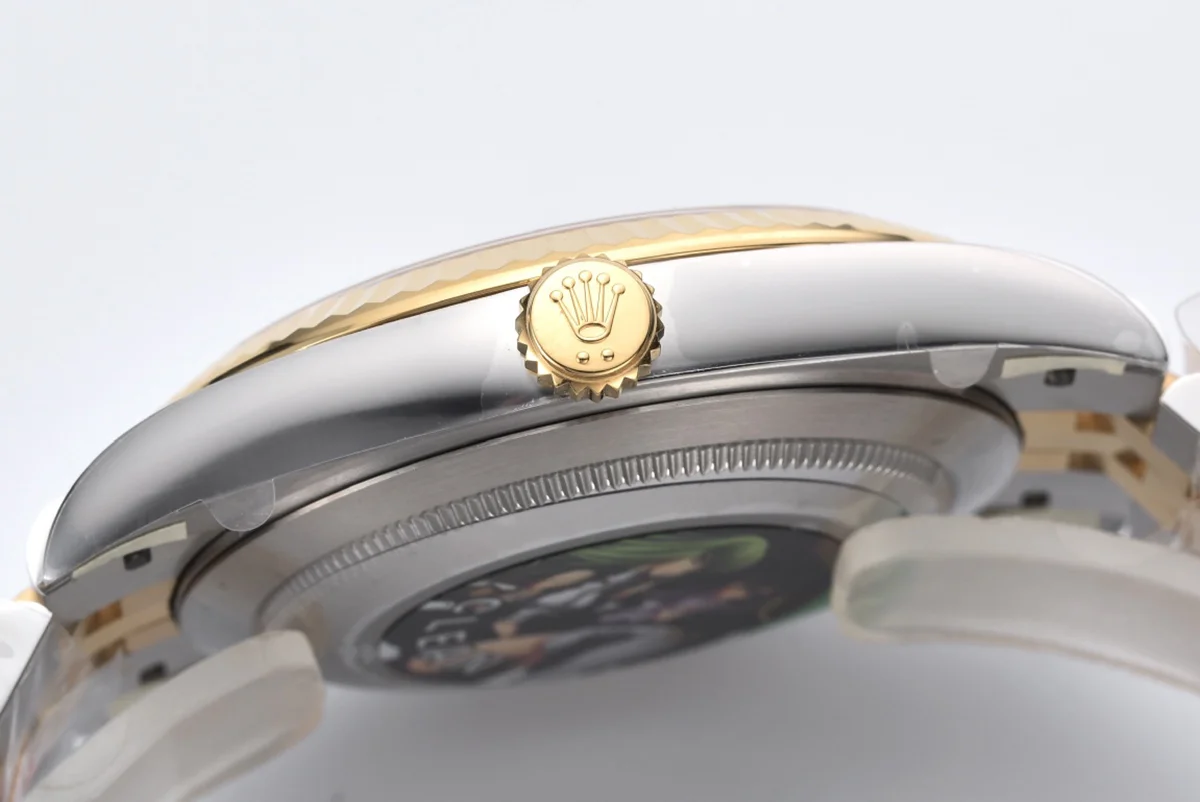 Datejust 41 126333 Slate Dial Stick Markers in YellowSteel on Jubilee Bracelet