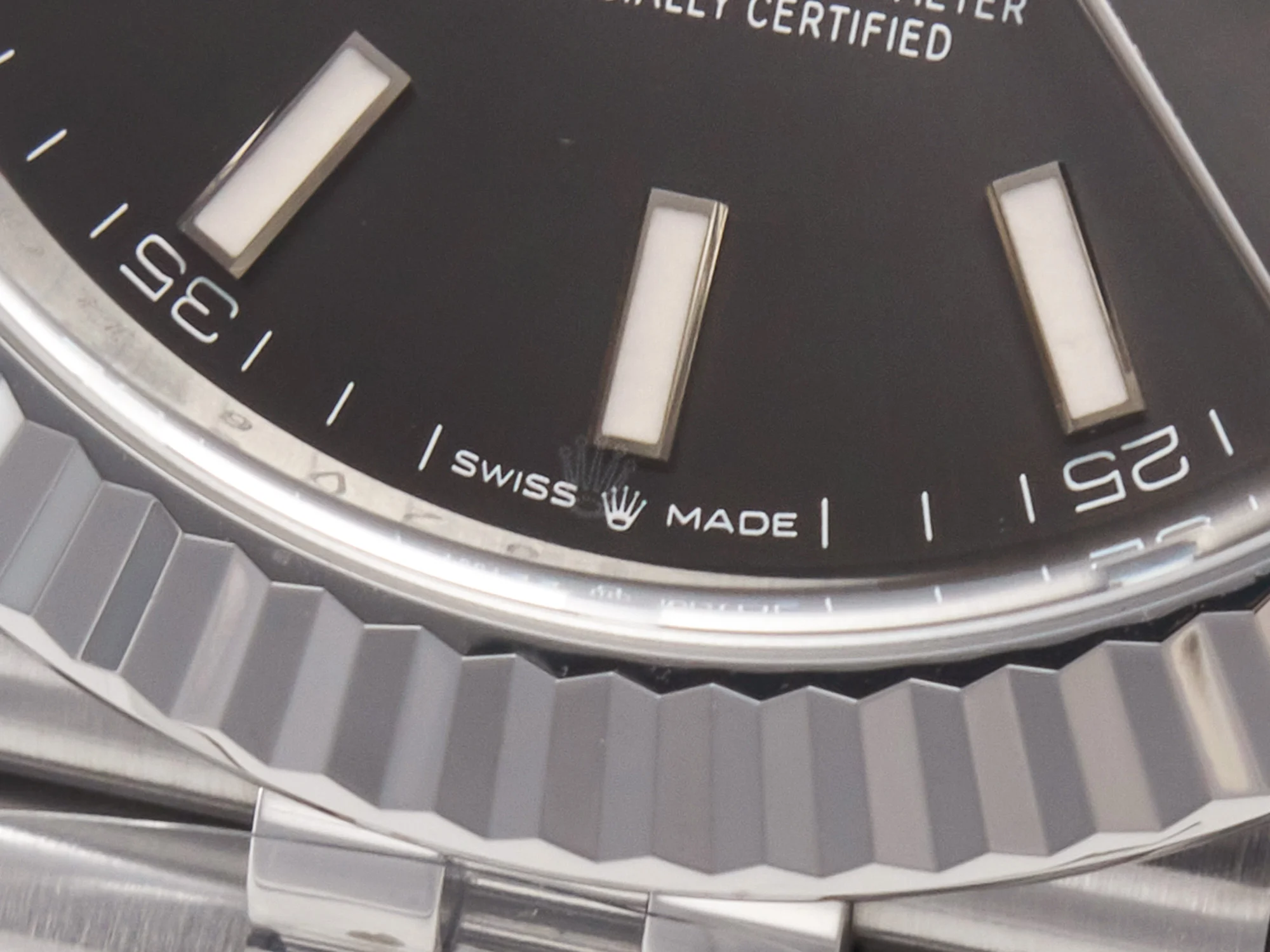 DateJust 41 126334 904L SS Clean Best Edition Gray Rhodium Dial on Jubilee Bracelet S3235