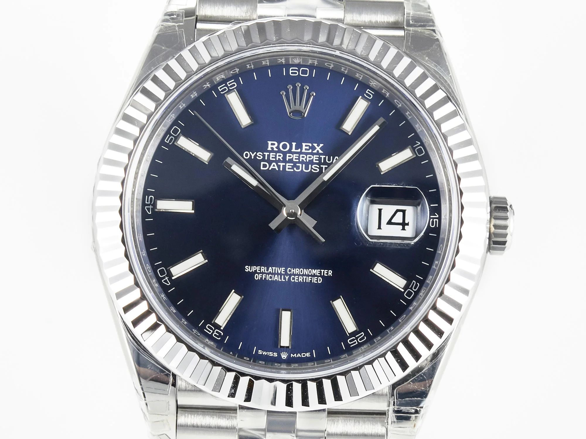 DateJust 41 126334 904L SS VSF 1:1 Best Edition Blue Dial on Jubilee Bracelet VS3235 V2 (133g)