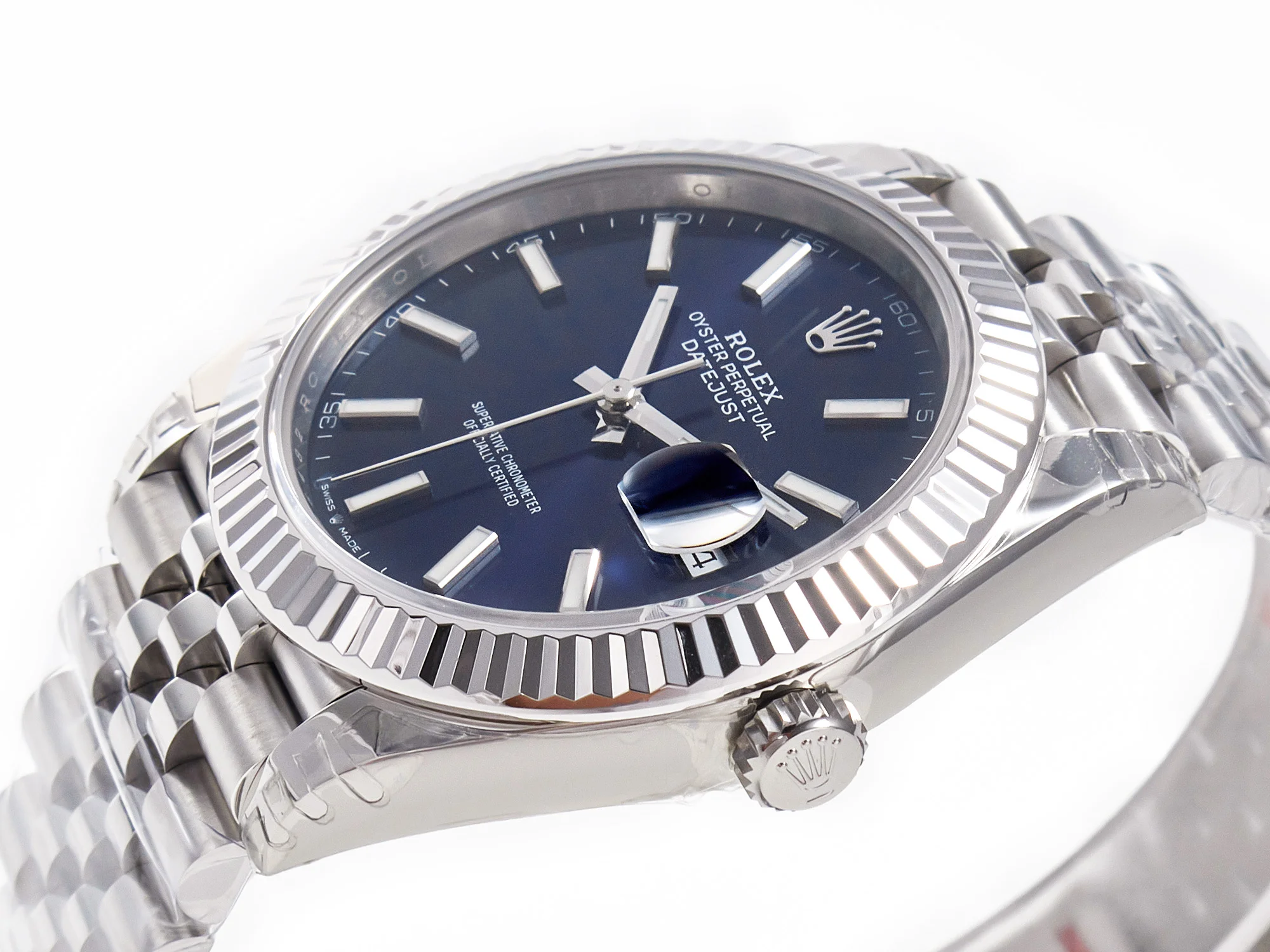 DateJust 41 126334 904L SS VSF 1:1 Best Edition Blue Dial on Jubilee Bracelet VS3235 V2 (133g)