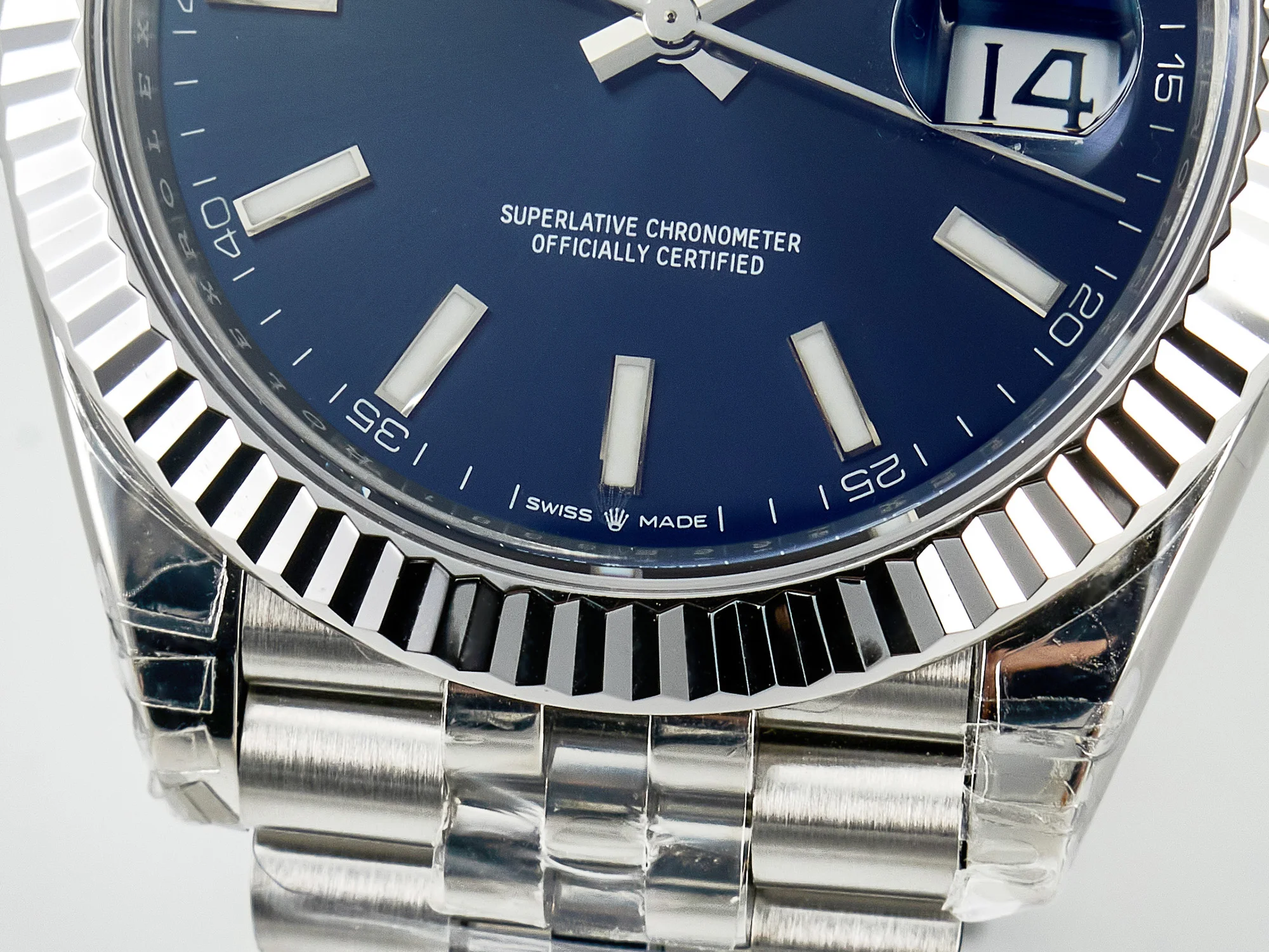 DateJust 41 126334 904L SS VSF 1:1 Best Edition Blue Dial on Jubilee Bracelet VS3235 V2 (133g)
