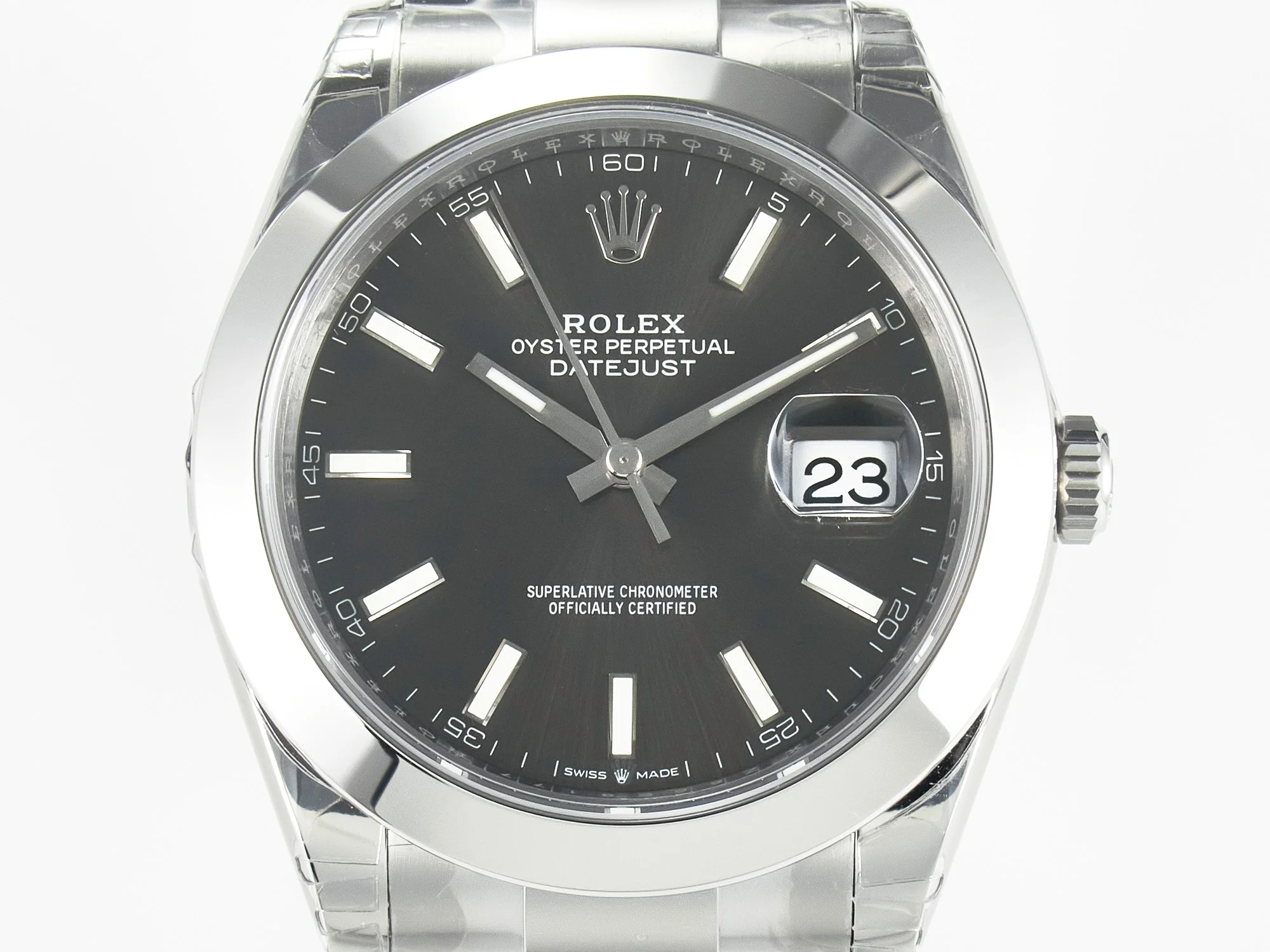 DateJust 41 126334 904L SS VSF 1:1 Best Edition Gray Dial on Oyster Bracelet VS3235
