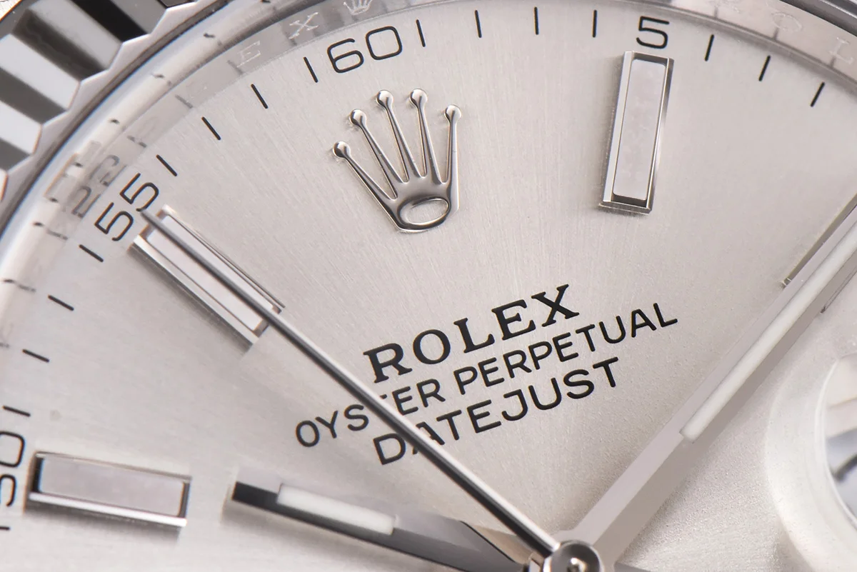 Datejust 41 126334 Silver Dial Stick Markers on Oyster Bracelet