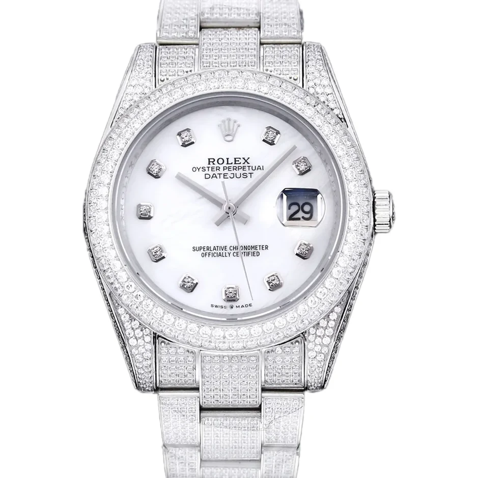 Datejust 41 with Diamond Markers in Steel