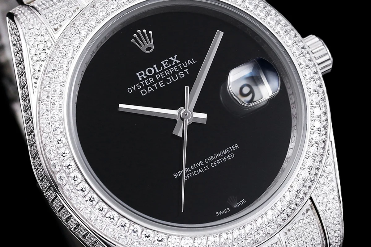 Datejust 41 with Diamond Markers in Steel