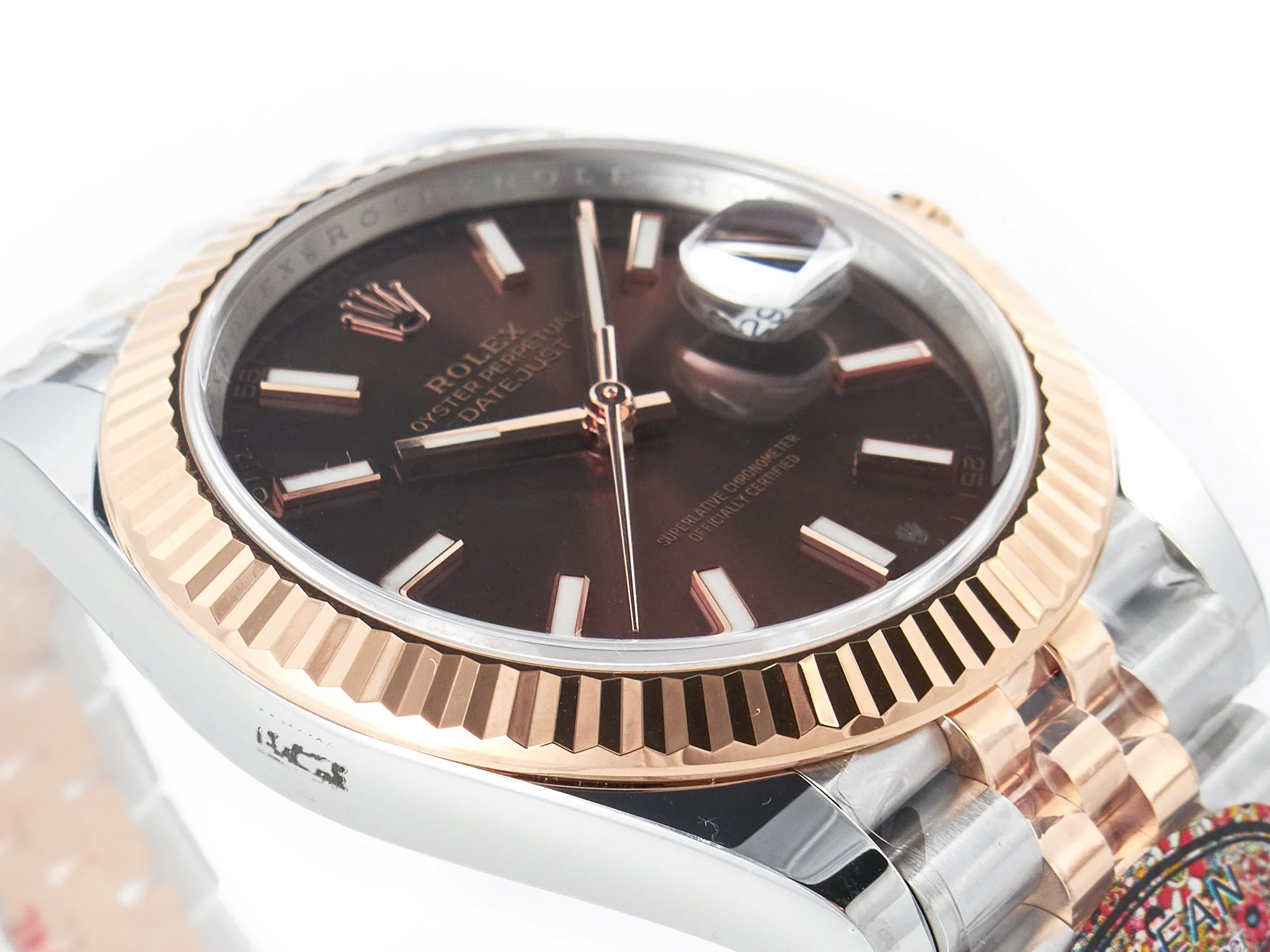 DateJust 41mm 126331 904L SS/RG Clean 1:1 Best Edition Brown Dial on Jubilee Bracelet VR3235
