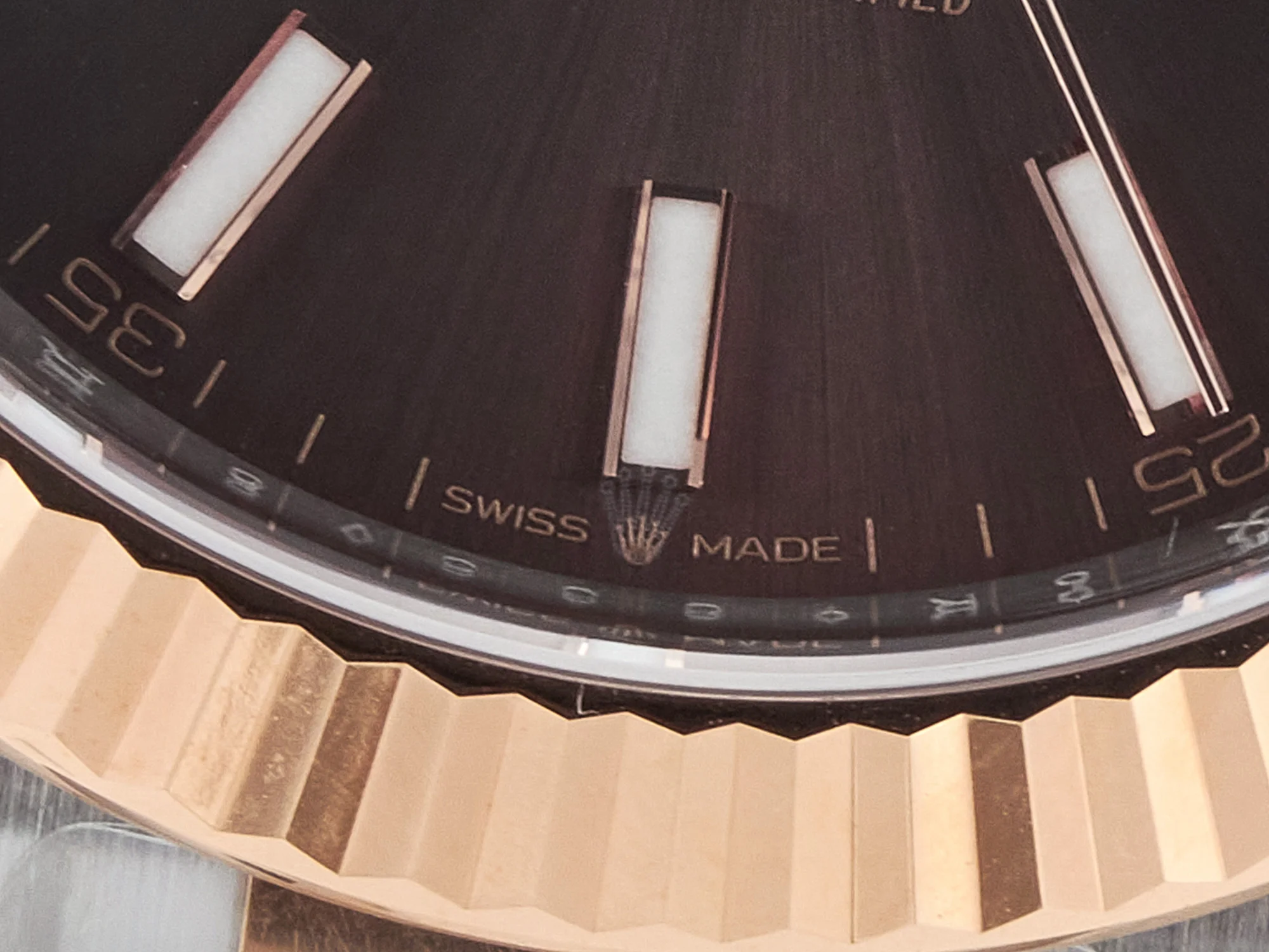 DateJust 41mm 126331 904L SS/RG Clean 1:1 Best Edition Brown Dial on Oyster Bracelet VR3235