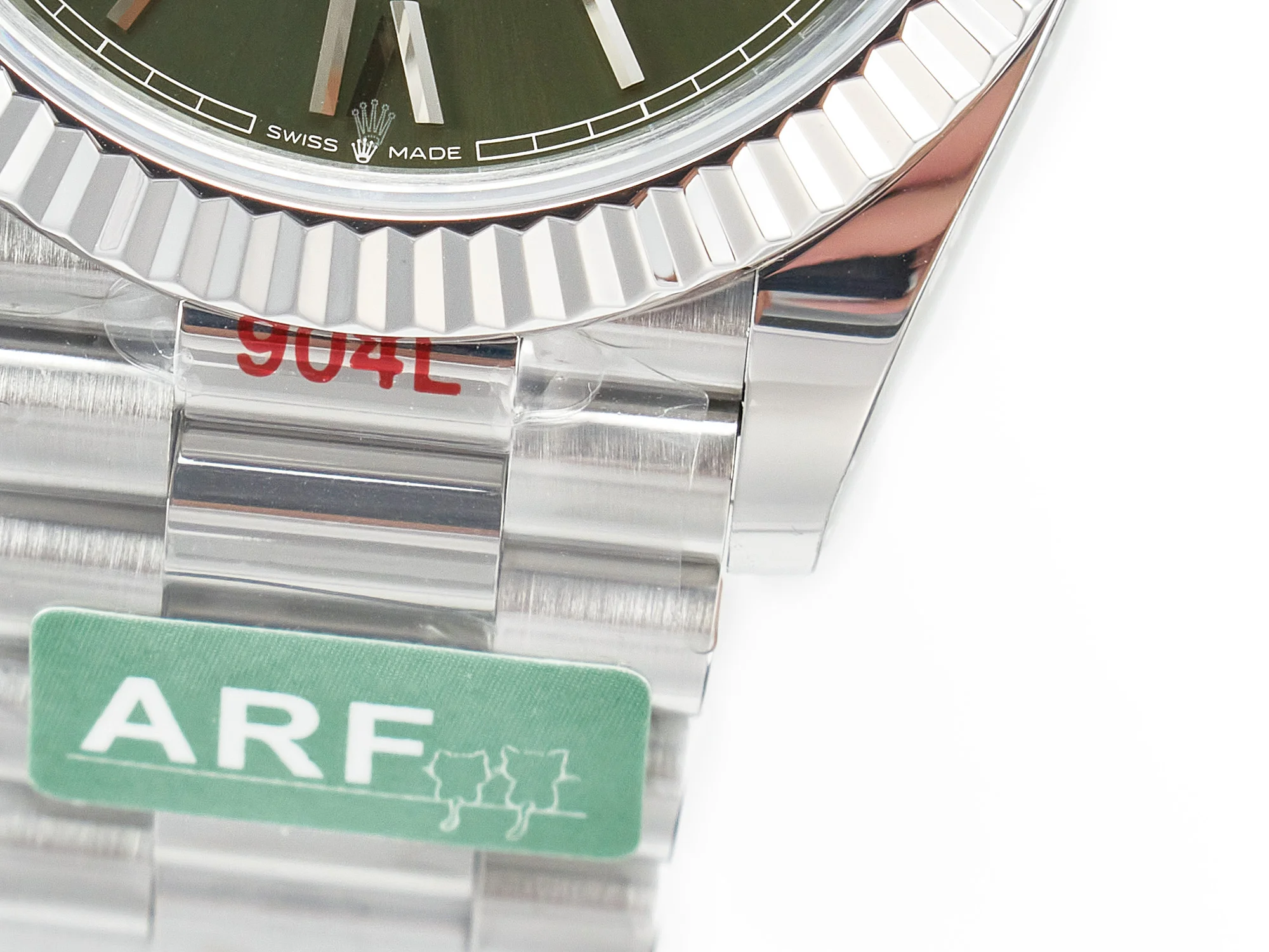 Day Date 40 SS 228239 ARF 1:1 Best Edition Green Roman Dial on President Bracelet VR3255