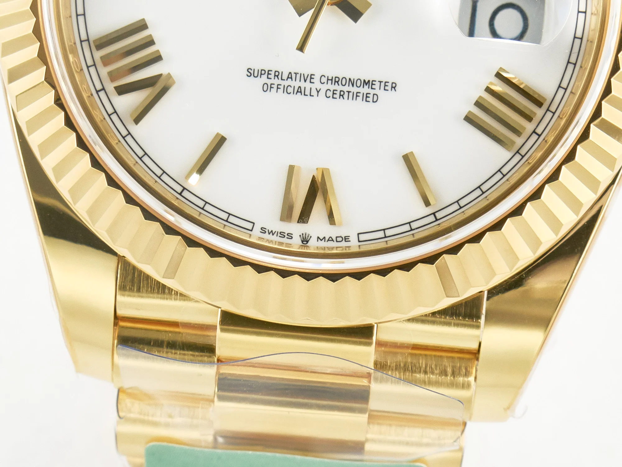 Day Date 40 YG 228238 ARF 1:1 Best Edition White Roman Dial on President Bracelet VR3255