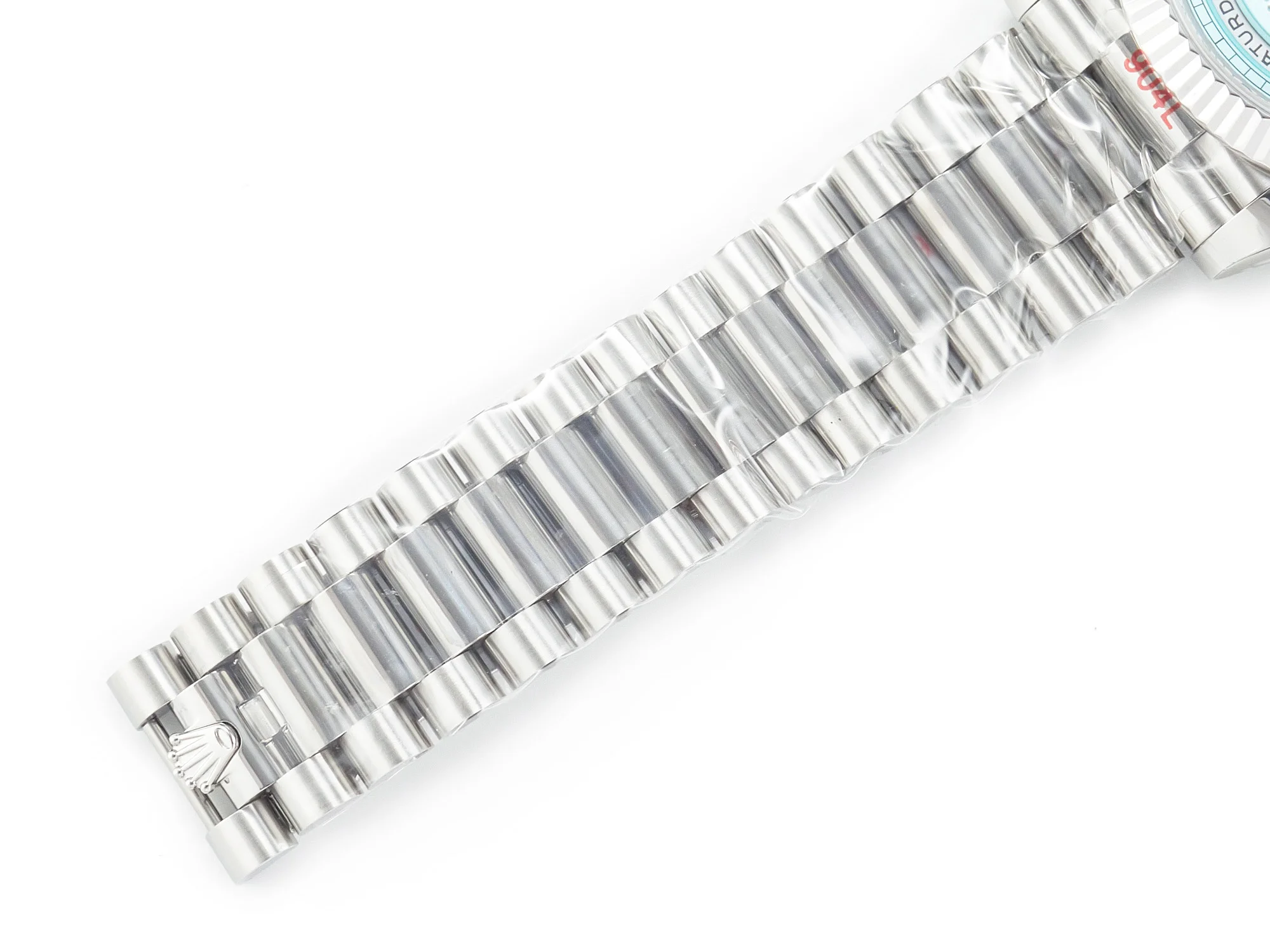 DayDate 40 228236 ARF 904L Steel Tiffany Blue Stick Dial on President Bracelet VR3255