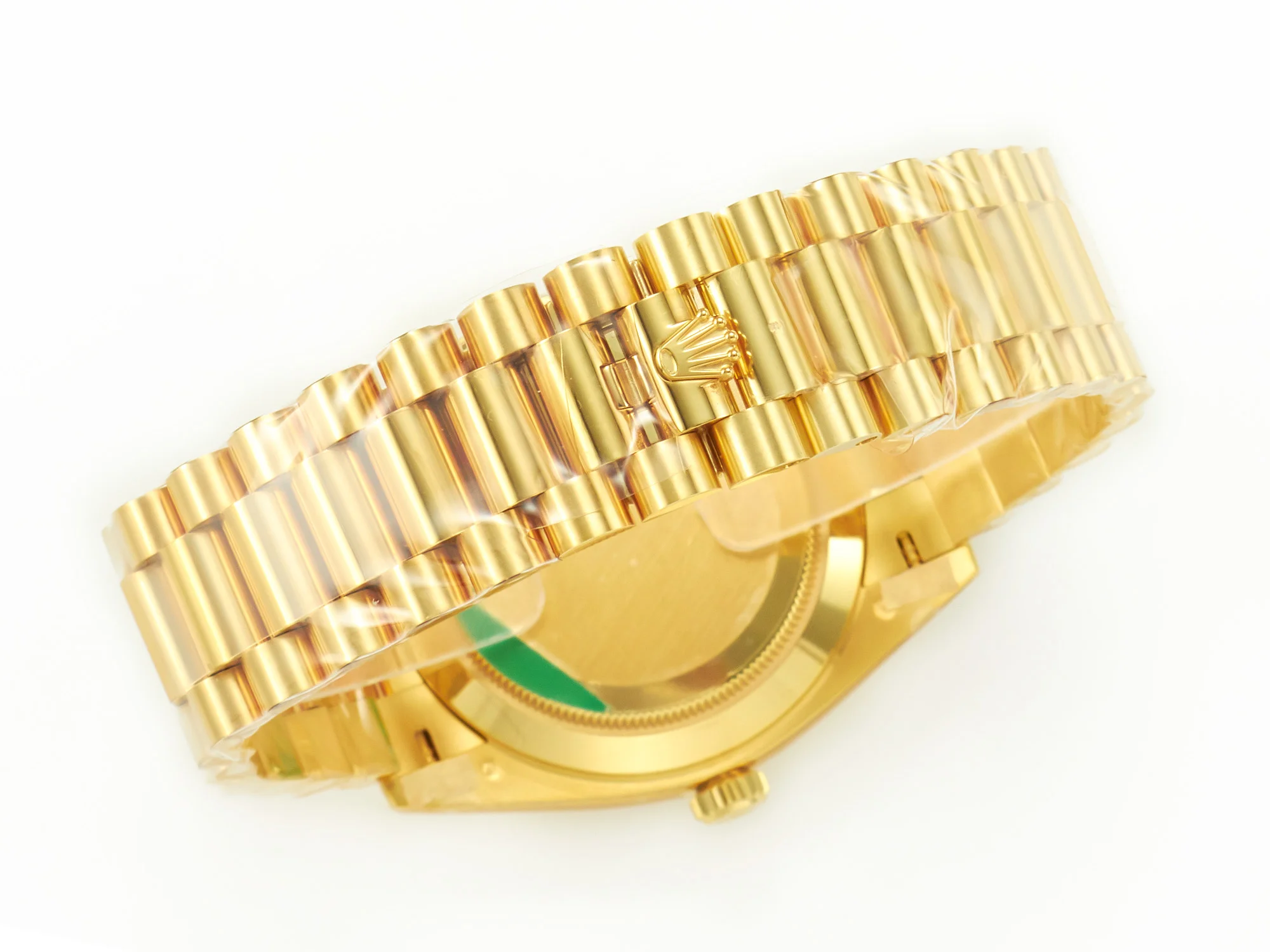 DayDate 40 228238 ARF 904L Steel Gold Stick Dial on President Bracelet VR3255