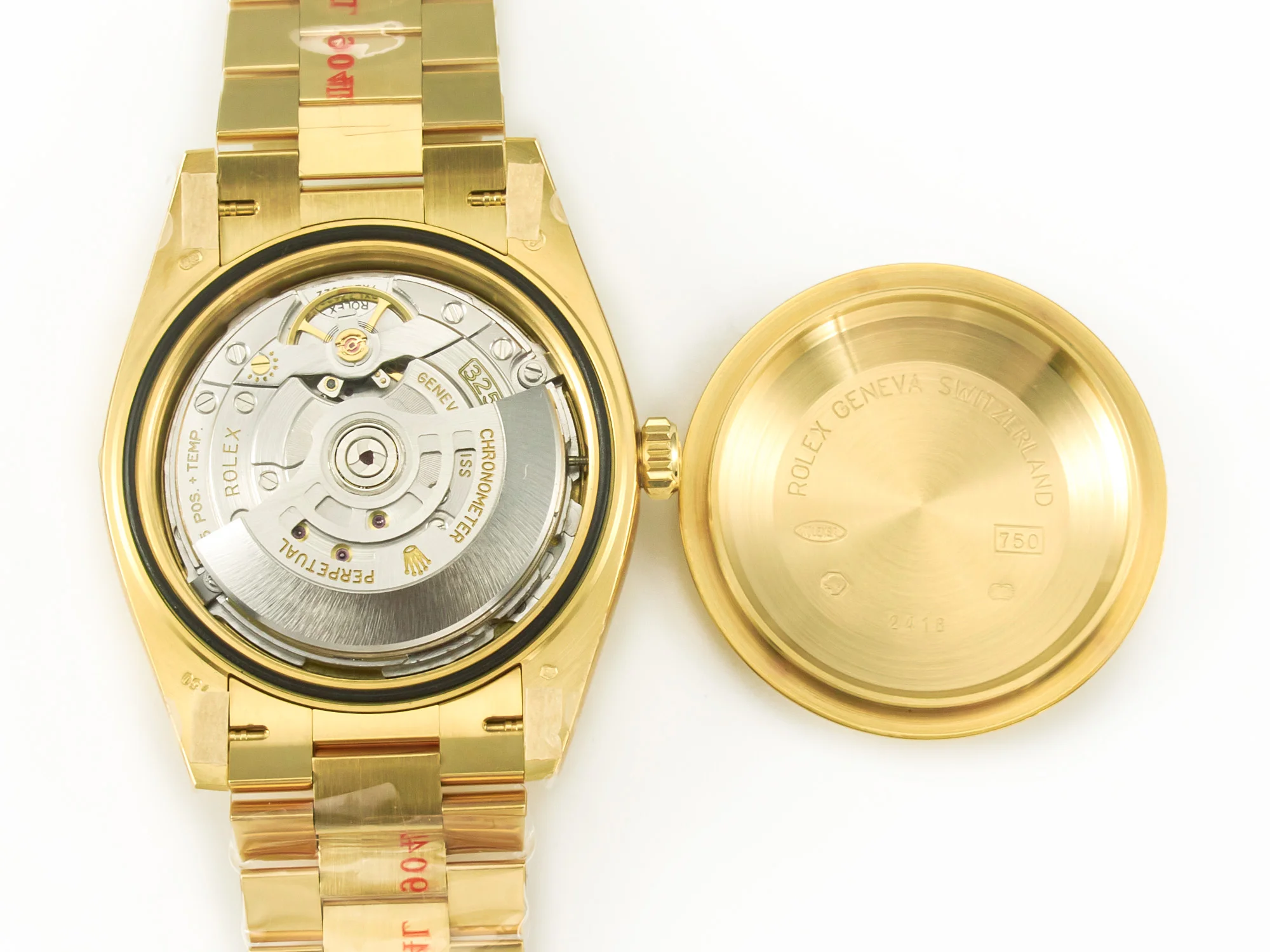 DayDate 40 228238 ARF 904L Steel Gold Stick Dial on President Bracelet VR3255