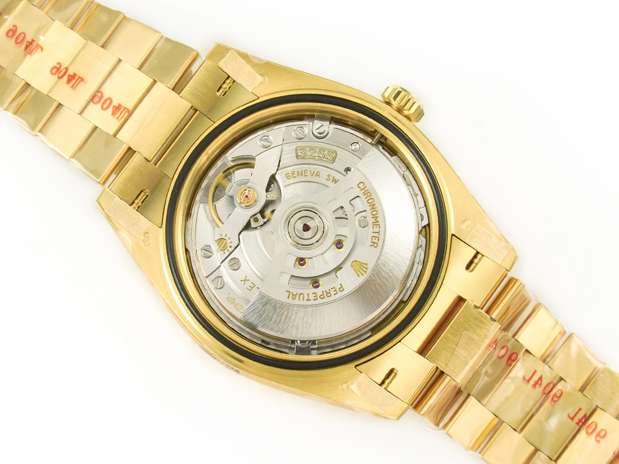 DayDate 40 228238 ARF 904L Steel Gold Stick Dial on President Bracelet VR3255