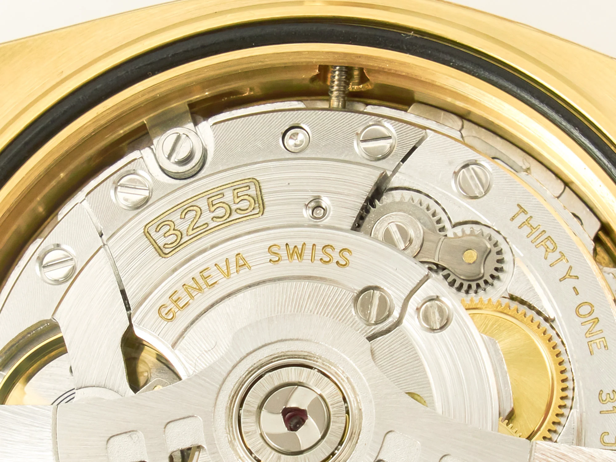 DayDate 40 228238 ARF 904L Steel Gold Stick Dial on President Bracelet VR3255