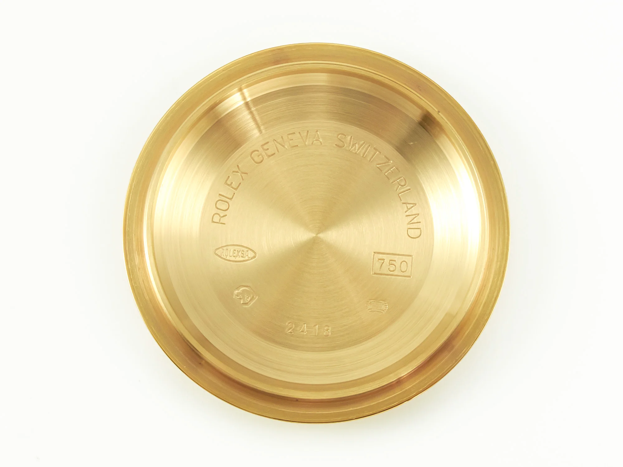 DayDate 40 228238 ARF 904L Steel Gold Stick Dial on President Bracelet VR3255