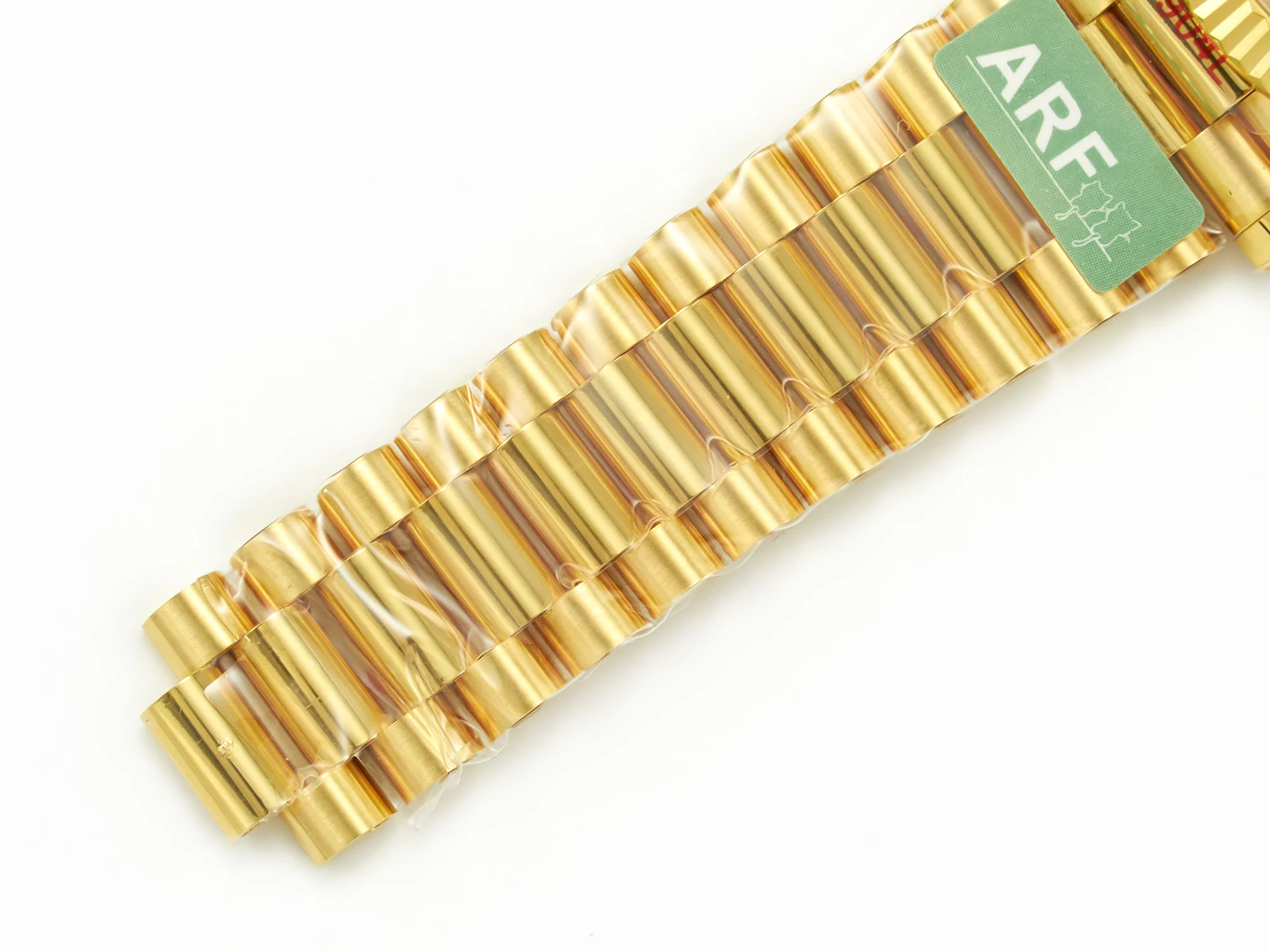 DayDate 40 228238 ARF 904L Steel YG Crystal Diamonds Bezel on President Bracelet VR3255