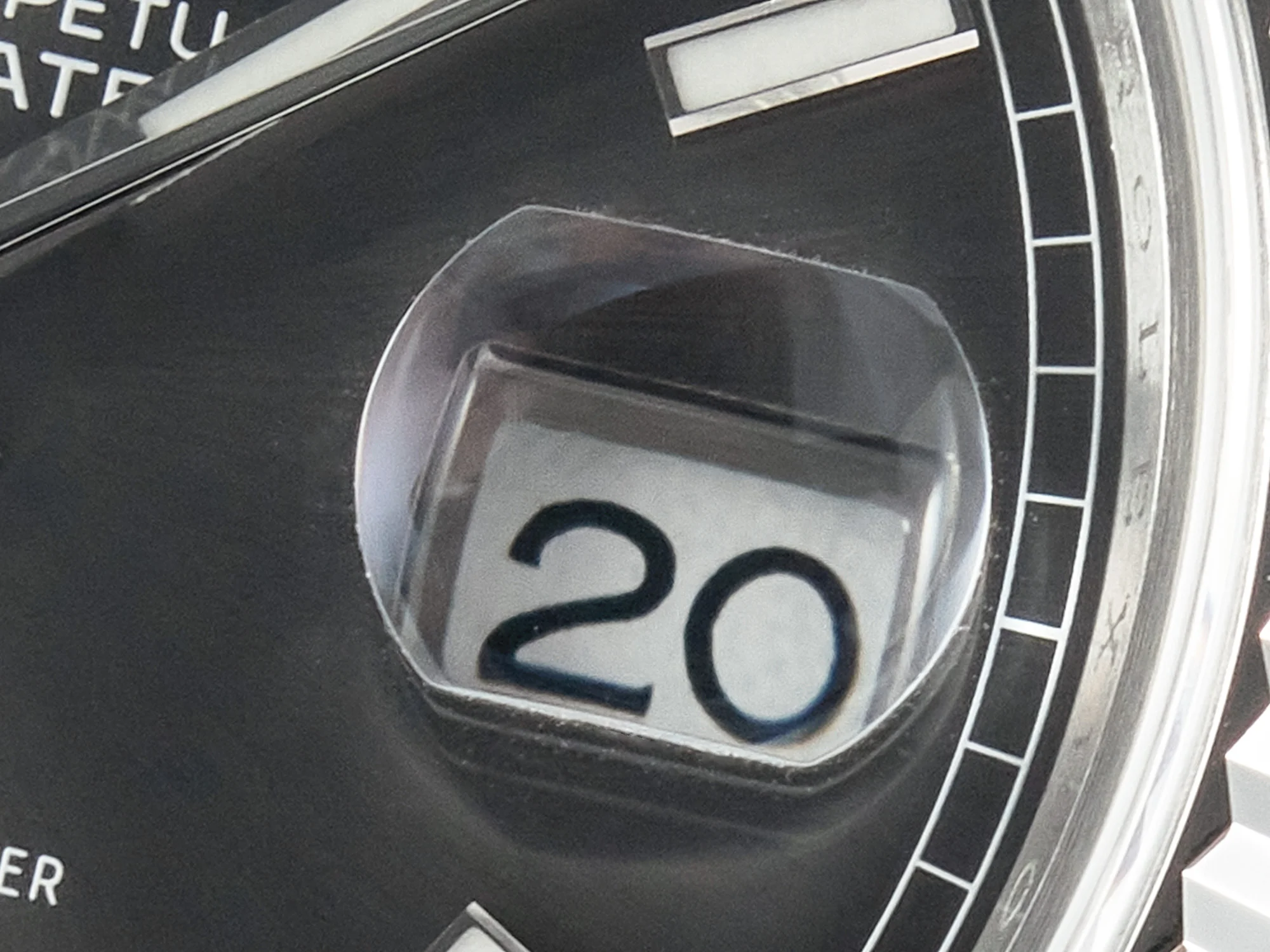 DayDate 40 228239 ARF 904L Steel Grey Stick Dial on President Bracelet VR3255