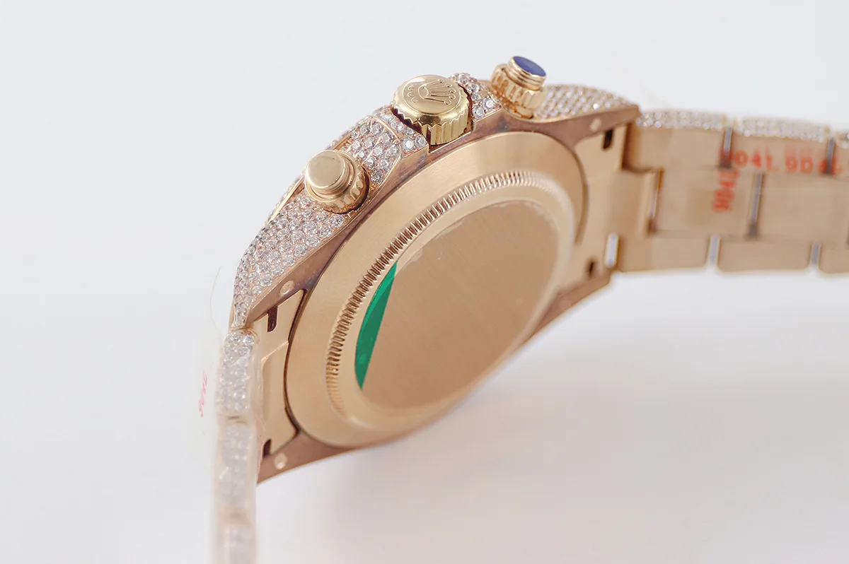 Daytona 116505 Diamond Paved Dial with Stick Marker in Rose Gold