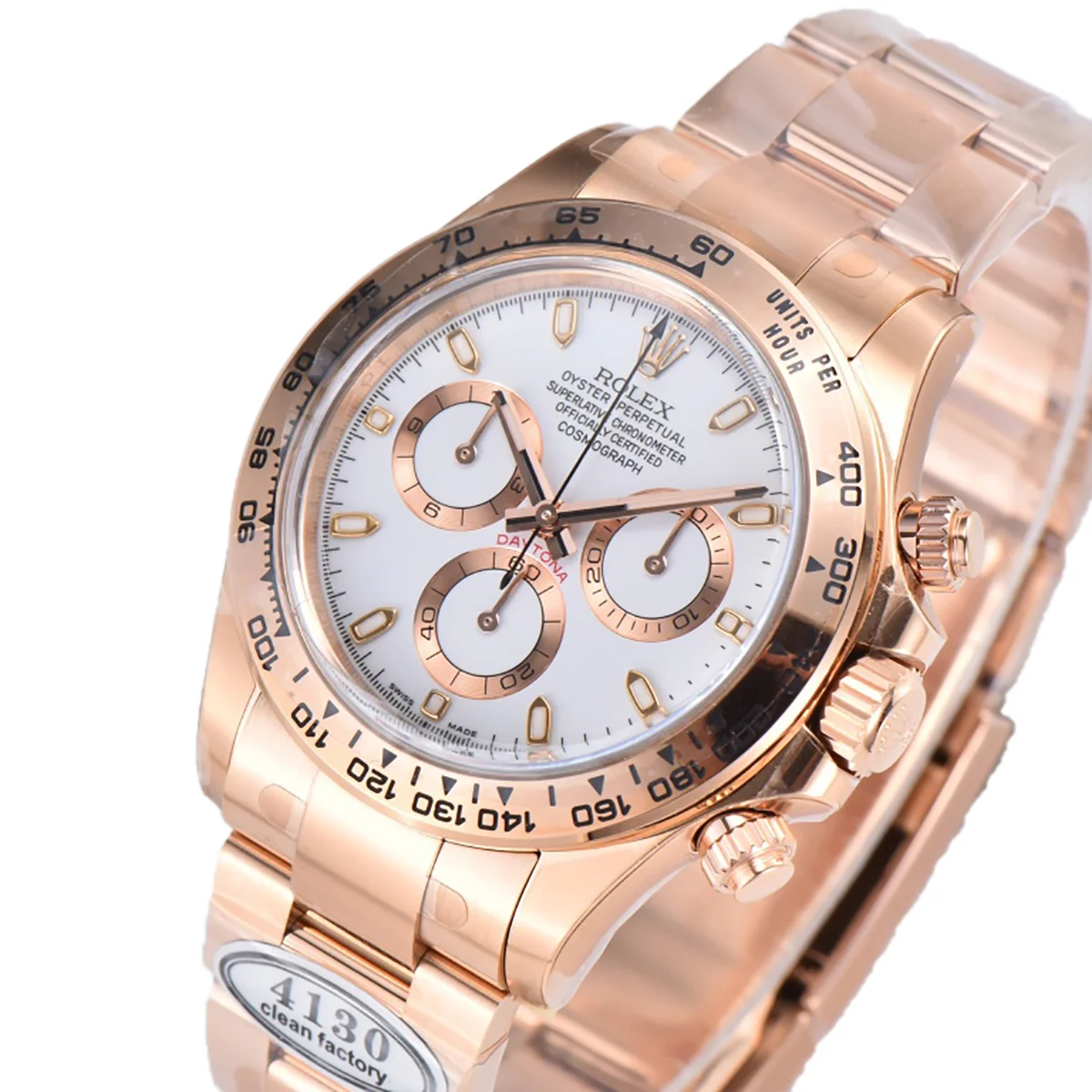 Daytona 116505 White Dial in Everose Gold