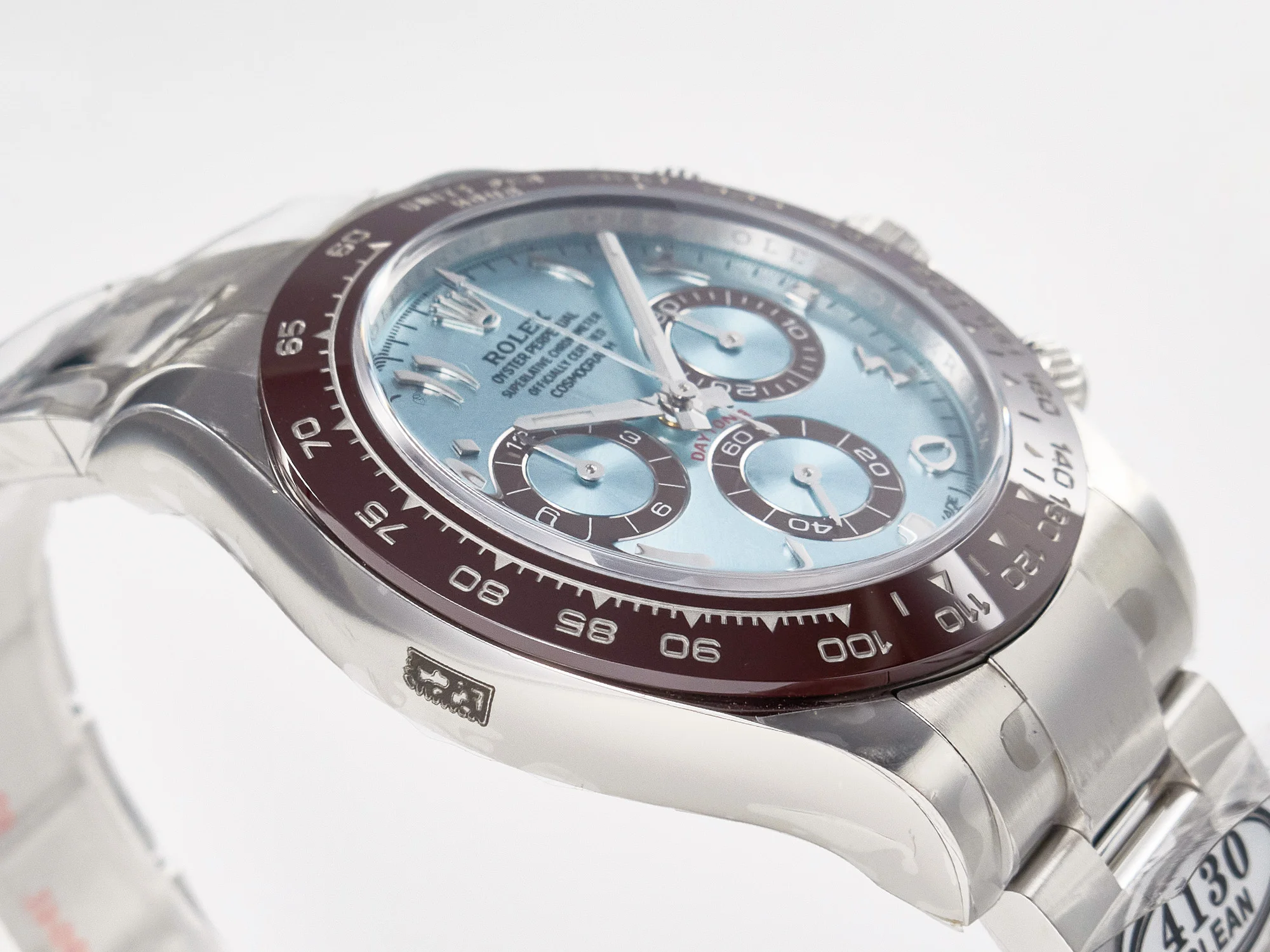 Daytona 116506 Clean 1:1 Best Edition Ice Blue Dial Arabic Markers on SS Bracelet SA4130 V2
