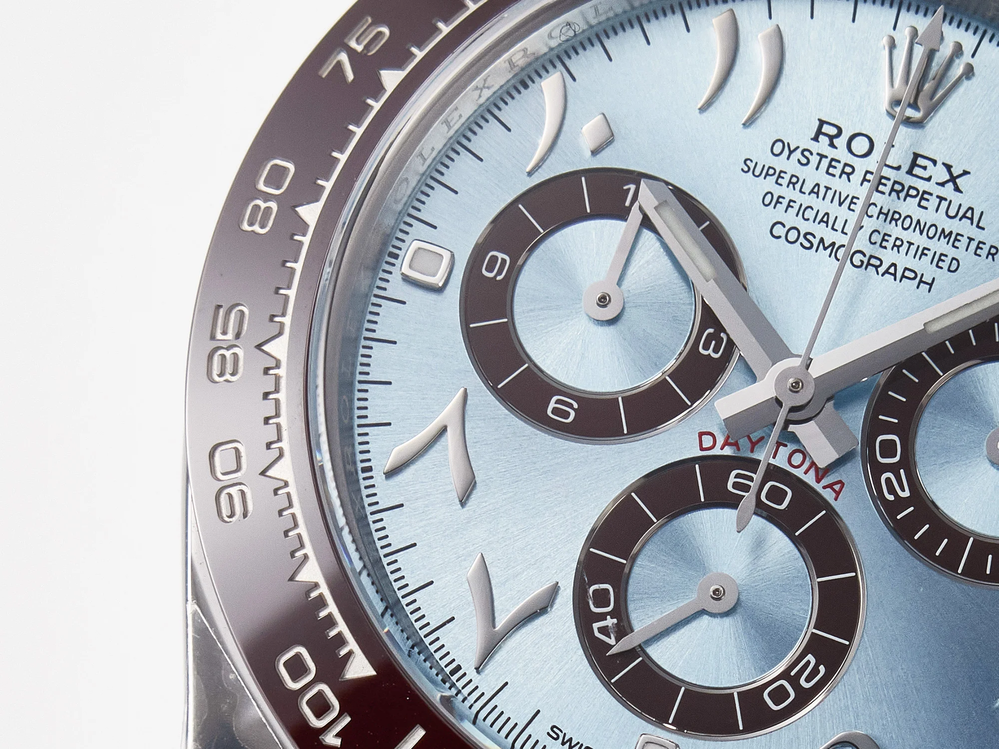 Daytona 116506 Clean 1:1 Best Edition Ice Blue Dial Arabic Markers on SS Bracelet SA4130 V2