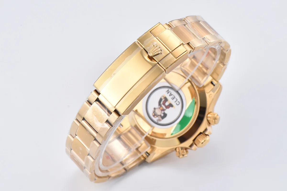 Daytona 116508 Champagne/Black Dial in Yellow Gold