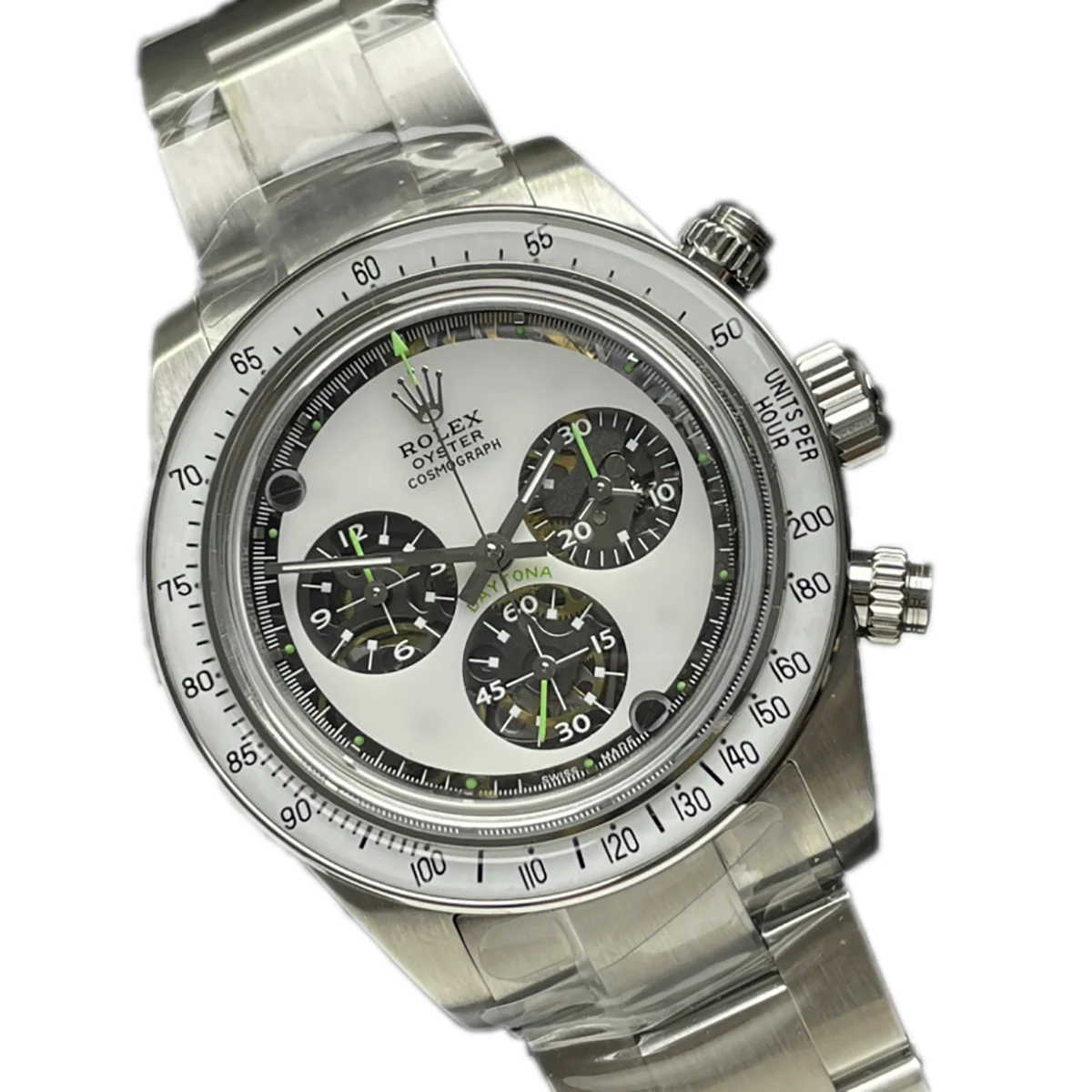 Daytona 116508 Neon Artisans de Genève Unveils White Dial in Steel